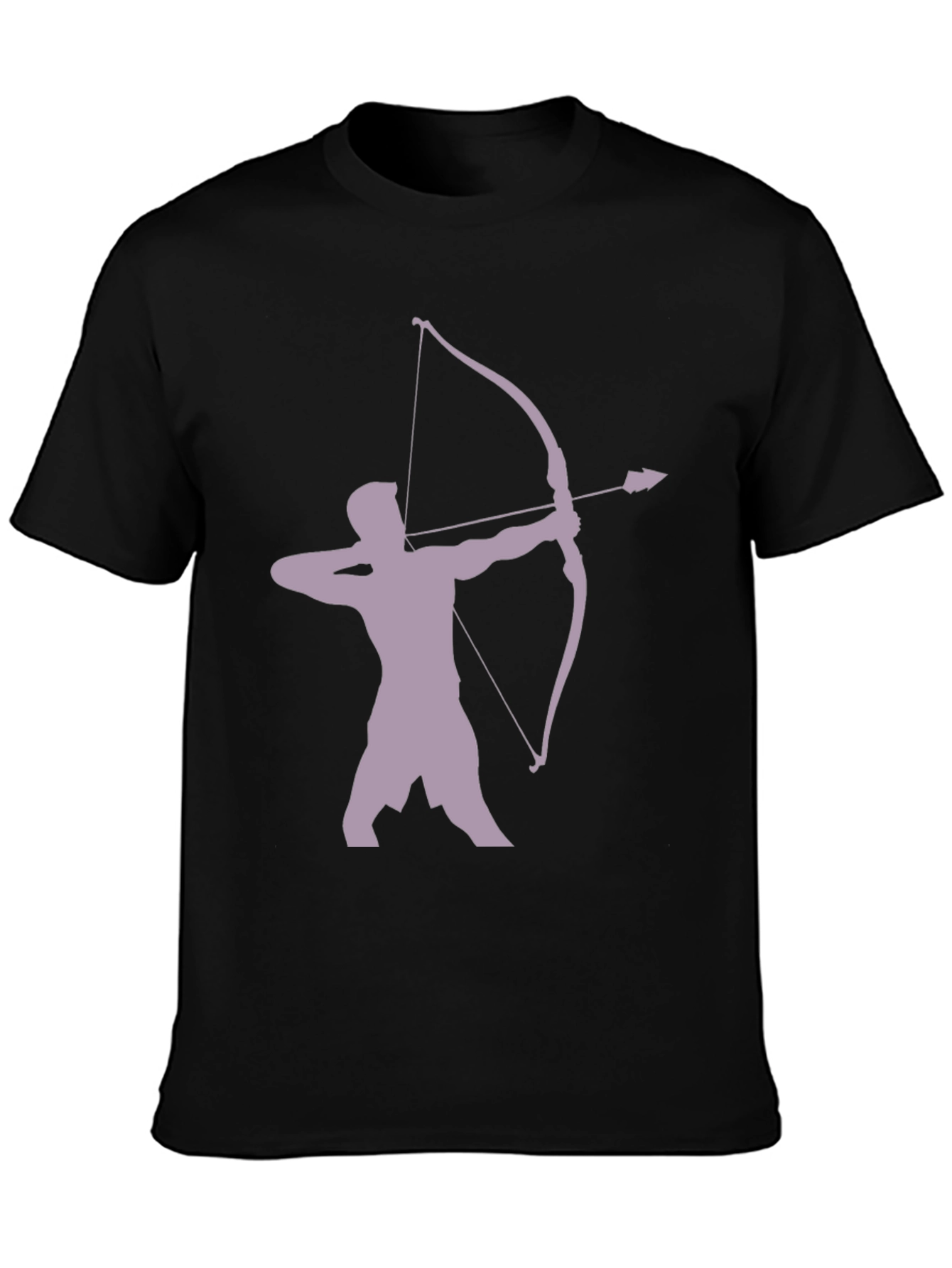 Archer Silhouette Graphic Tee - Black