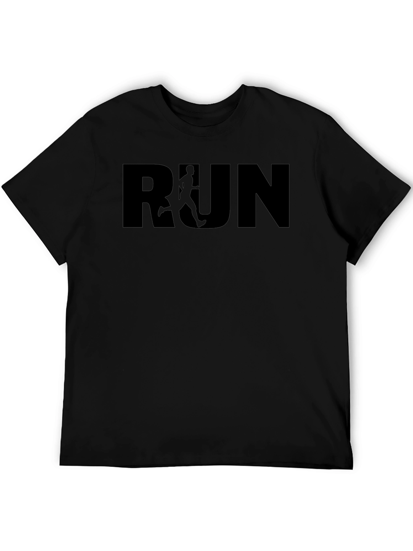 Run Graphic Tee - Fitness Motivation Shirt