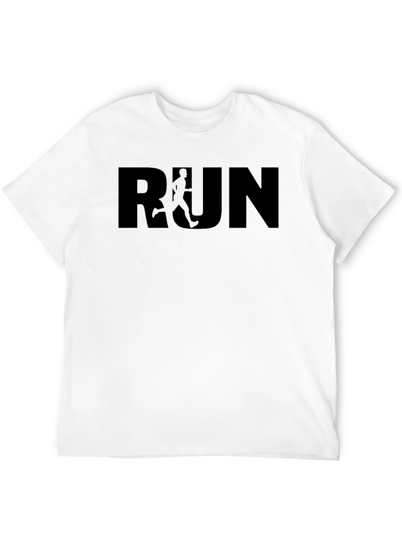 Run Graphic Tee - Fitness Motivation Shirt