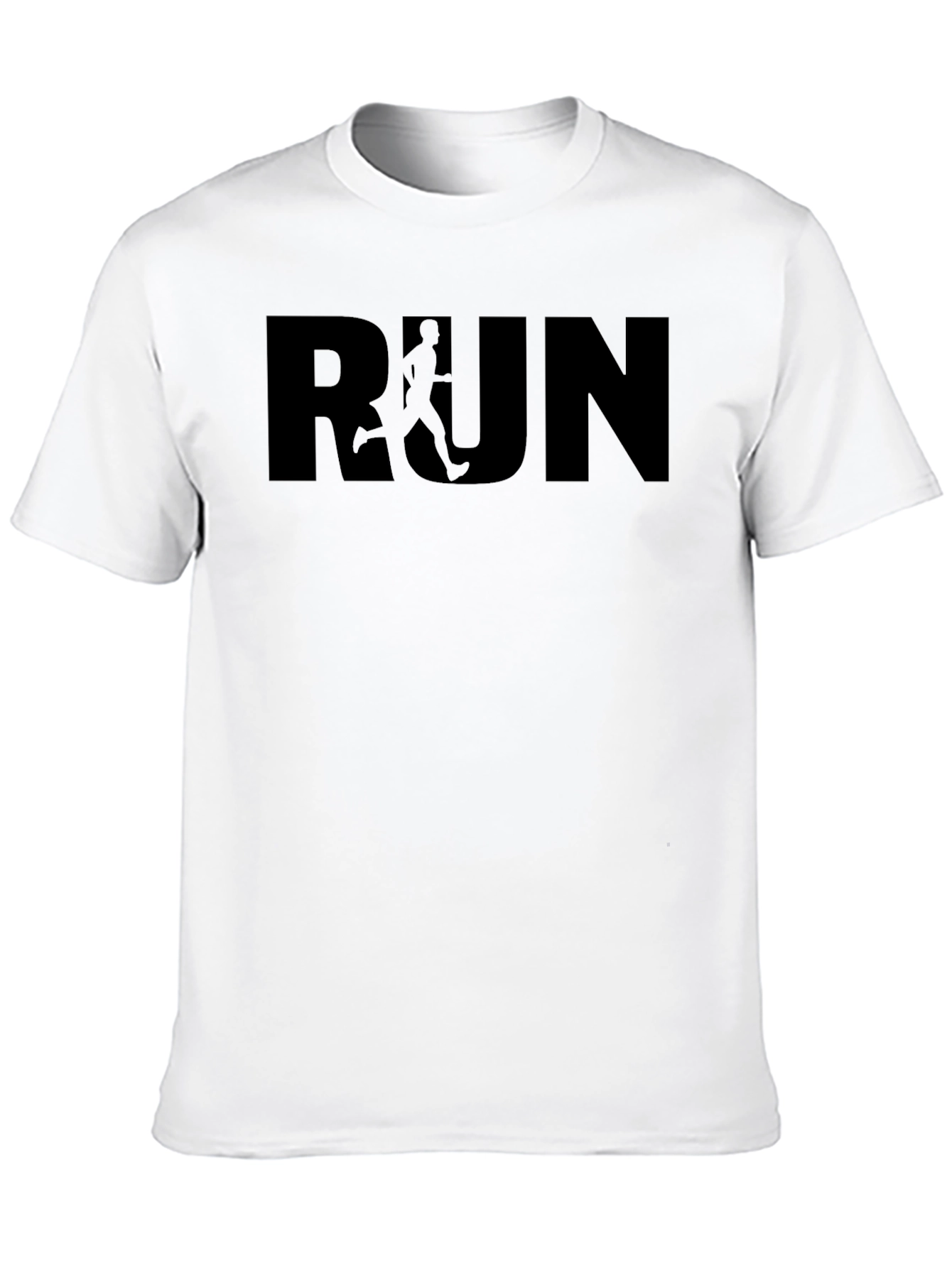 Run Graphic Tee - Fitness Motivation Shirt