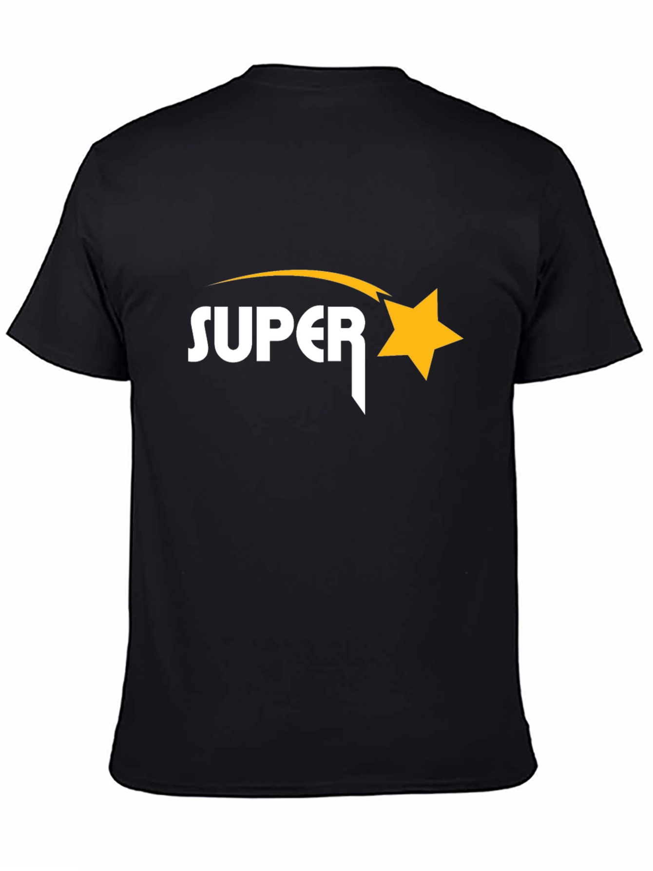 Super Star Black Graphic T-Shirt
