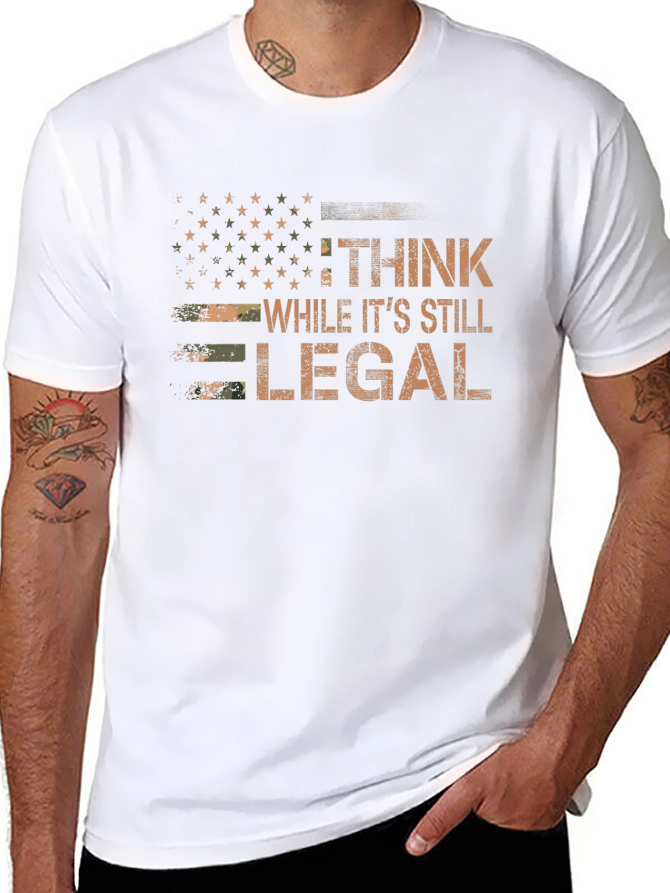 Think While Its Still Legal Graphic Tee