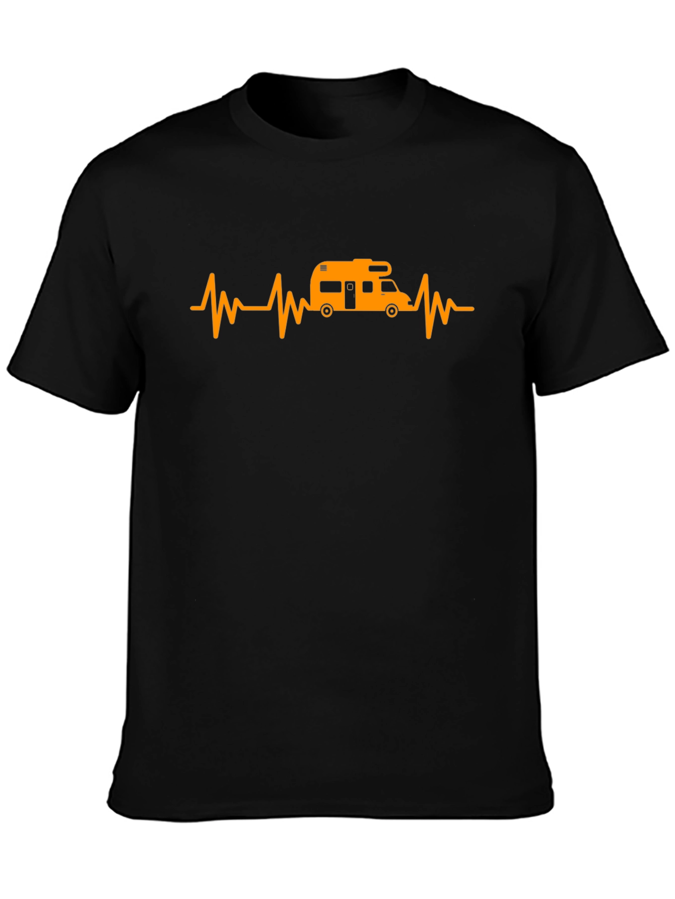 RV Heartbeat T-Shirt - Black