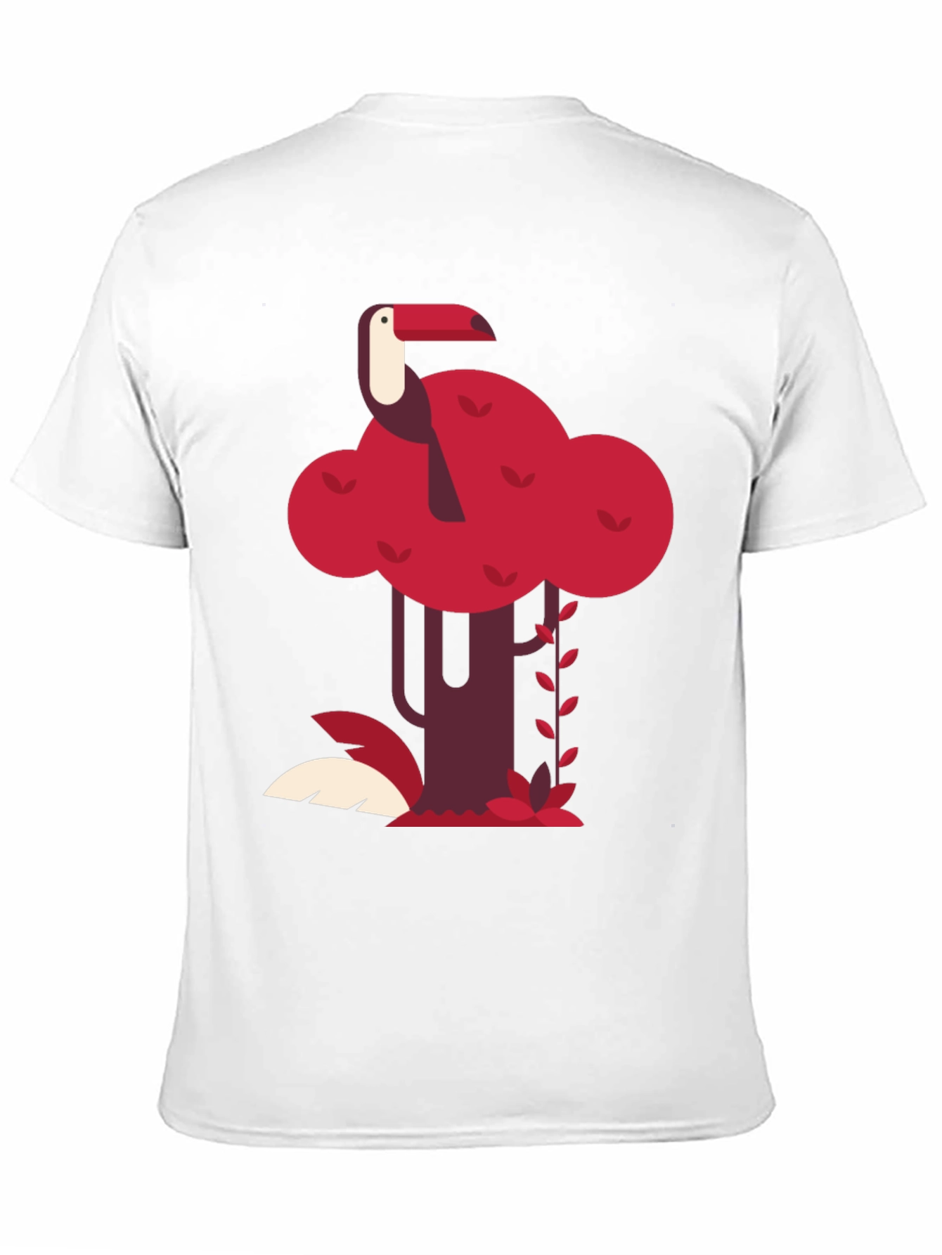 Tropical Toucan Graphic Tee - Black