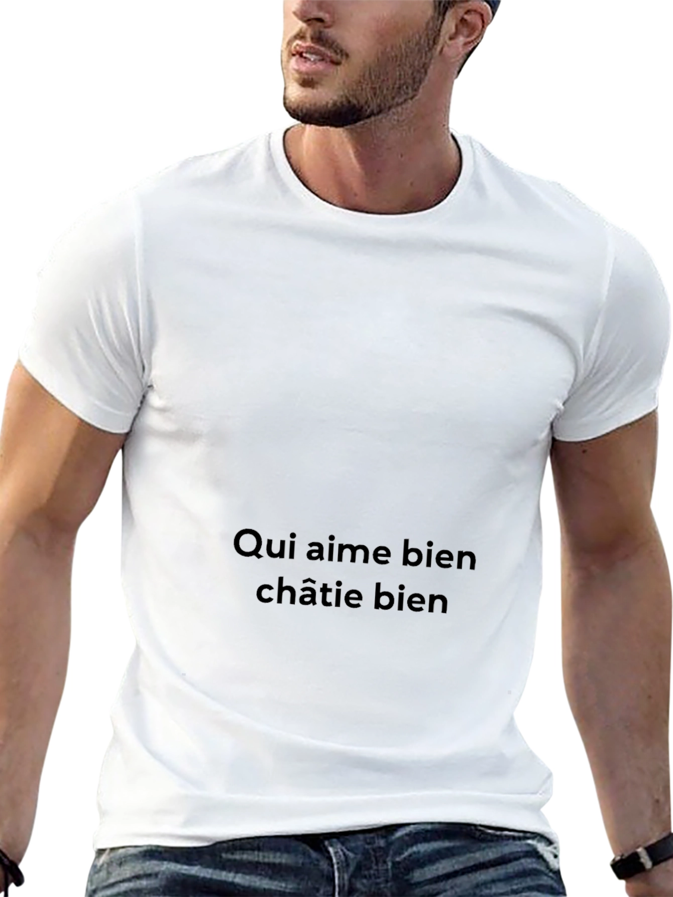 Qui aime bien châtie bien Black T-Shirt