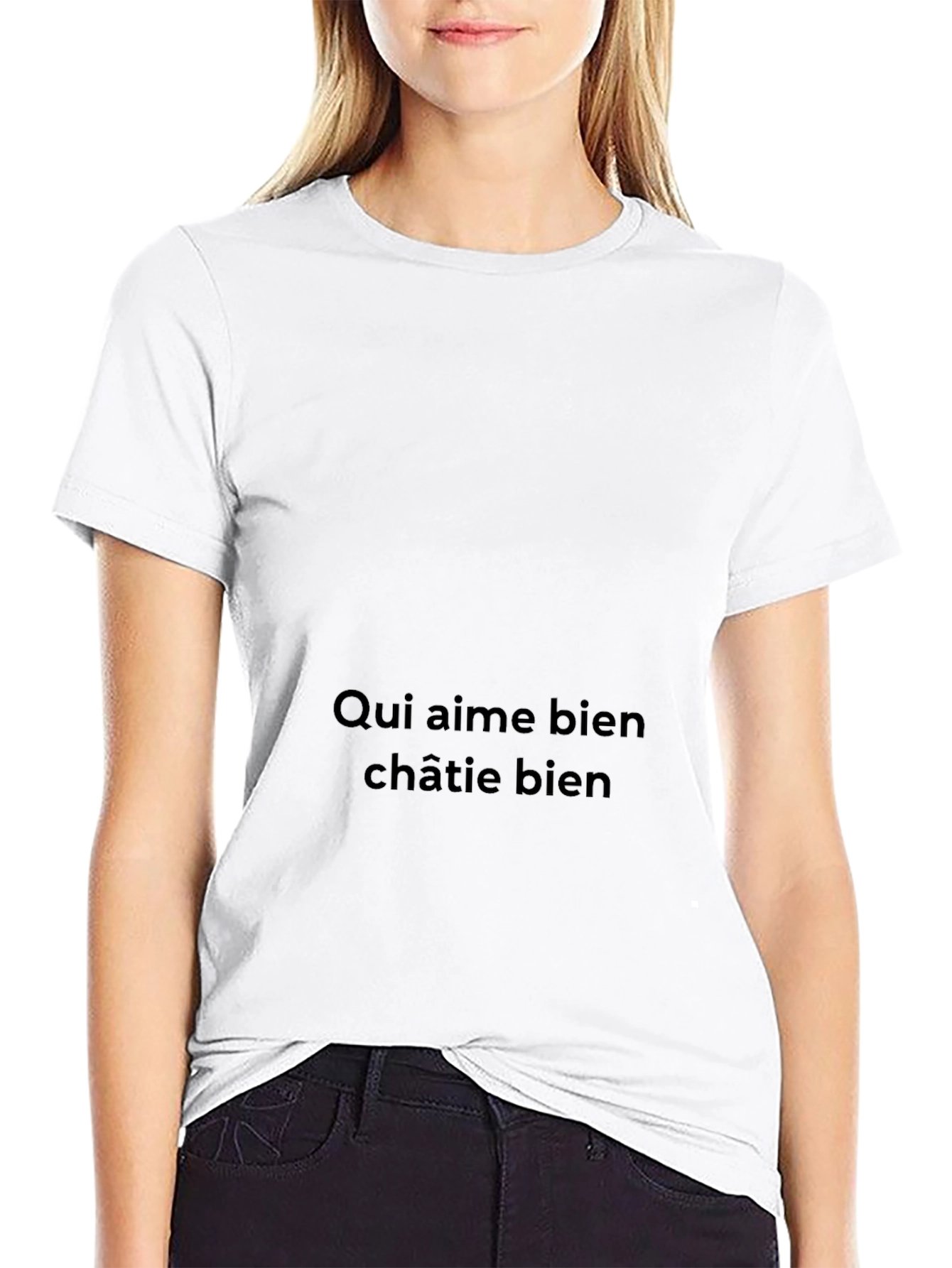 Qui aime bien châtie bien Black T-Shirt