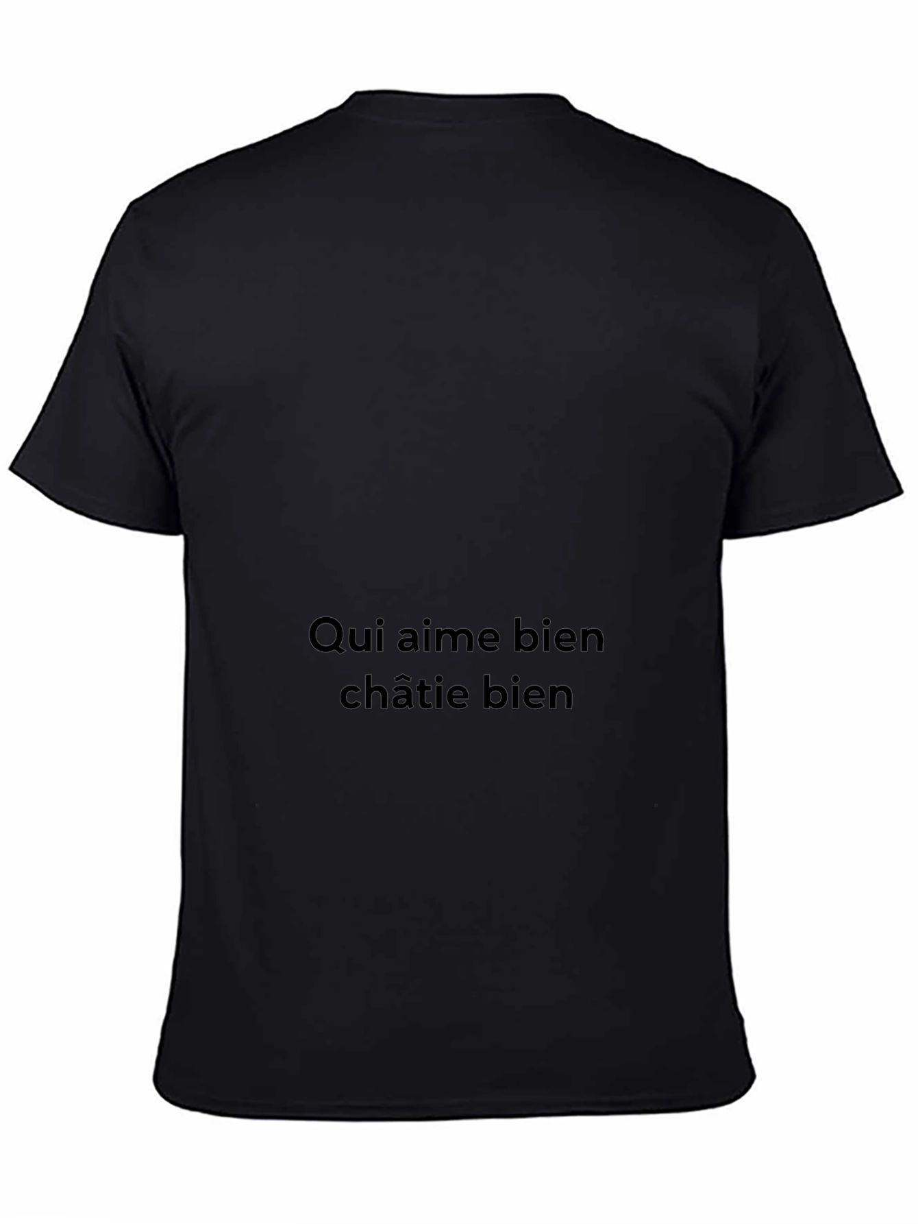 Qui aime bien châtie bien Black T-Shirt