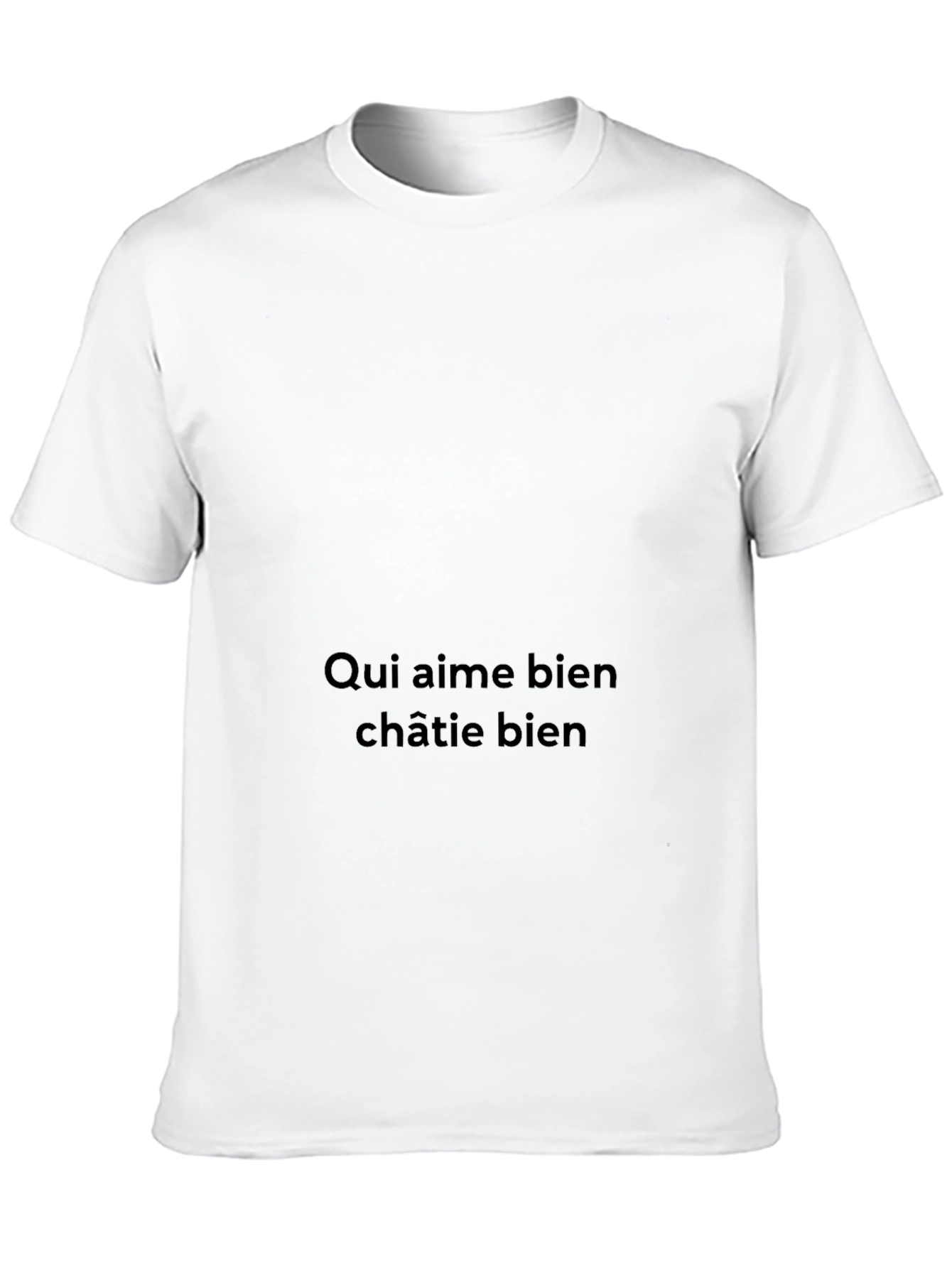 Qui aime bien châtie bien Black T-Shirt