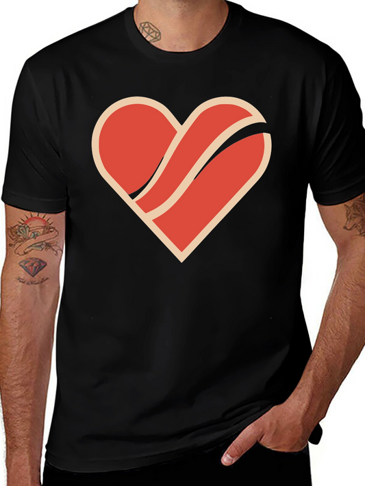 Retro Heart Graphic Tee - Stylish & Unique