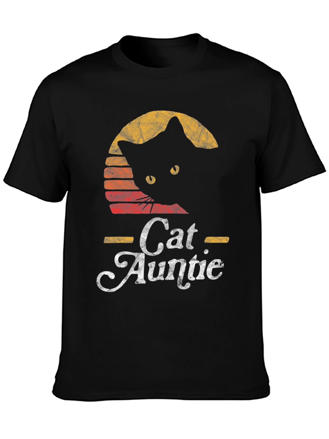 Retro Cat Auntie T-Shirt