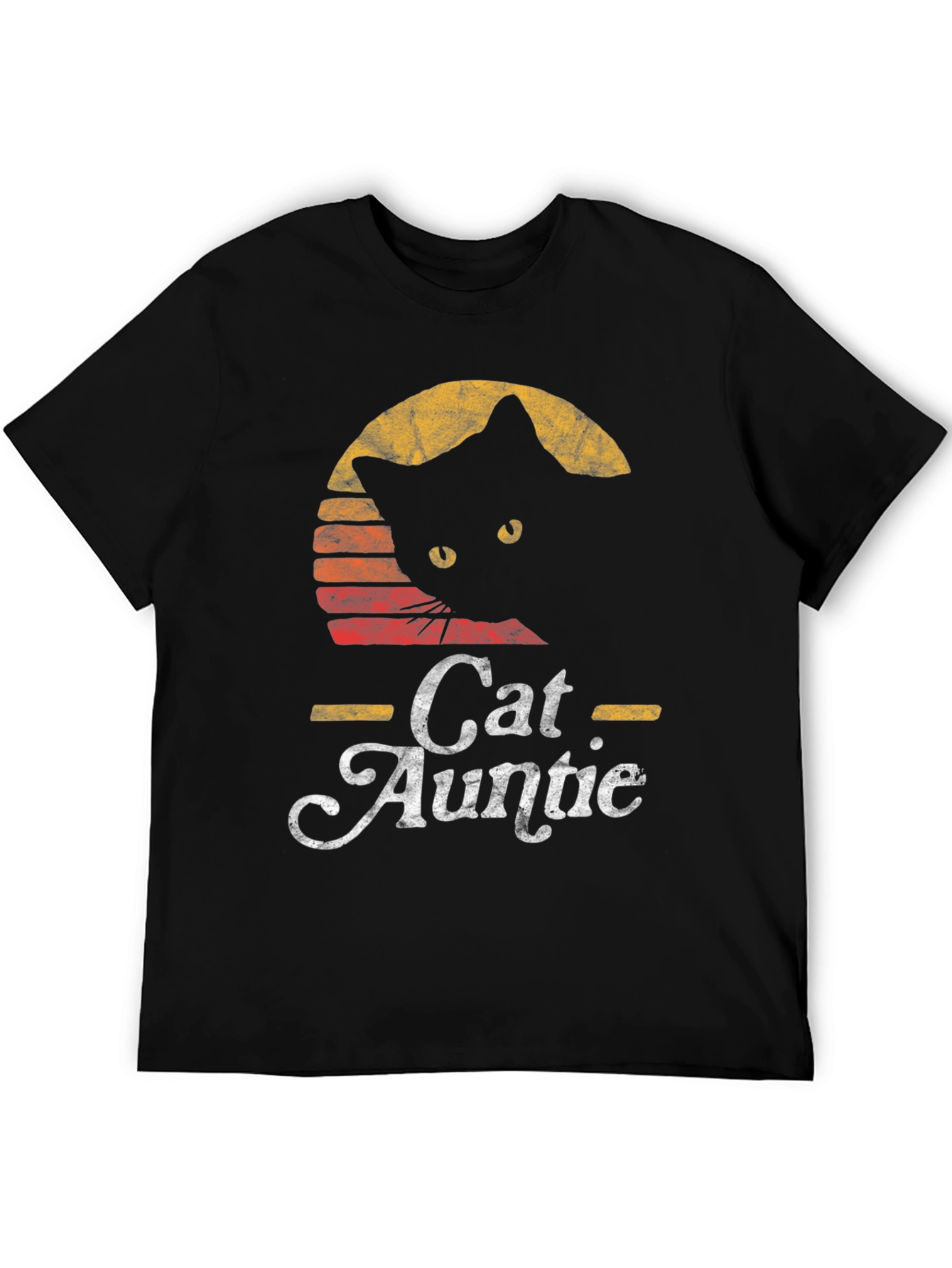 Retro Cat Auntie T-Shirt