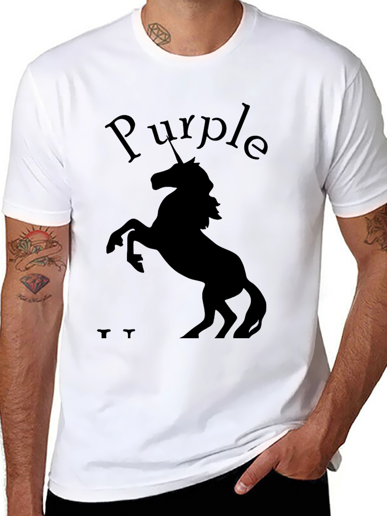 Black Unicorn Graphic Tee