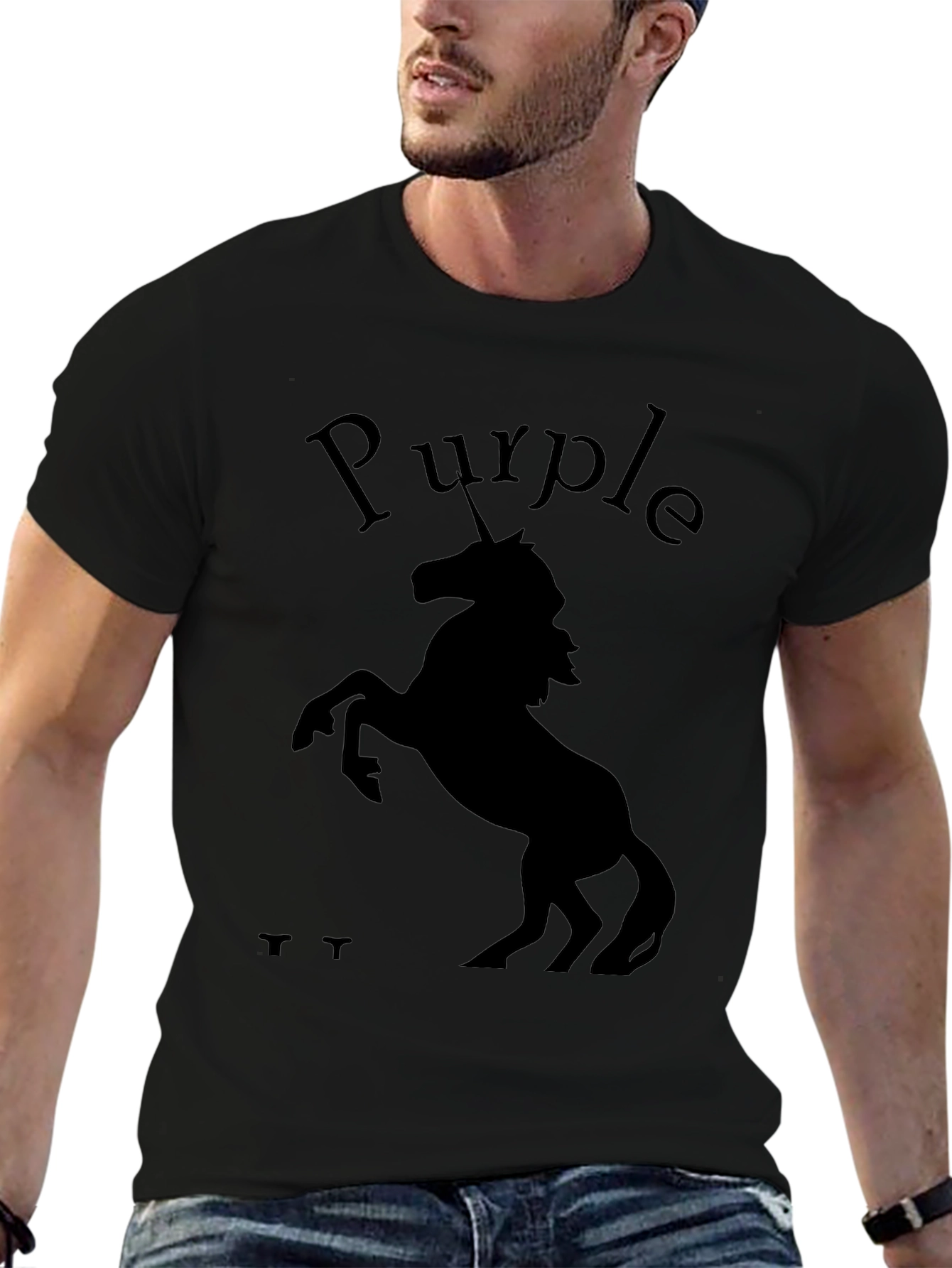Black Unicorn Graphic Tee