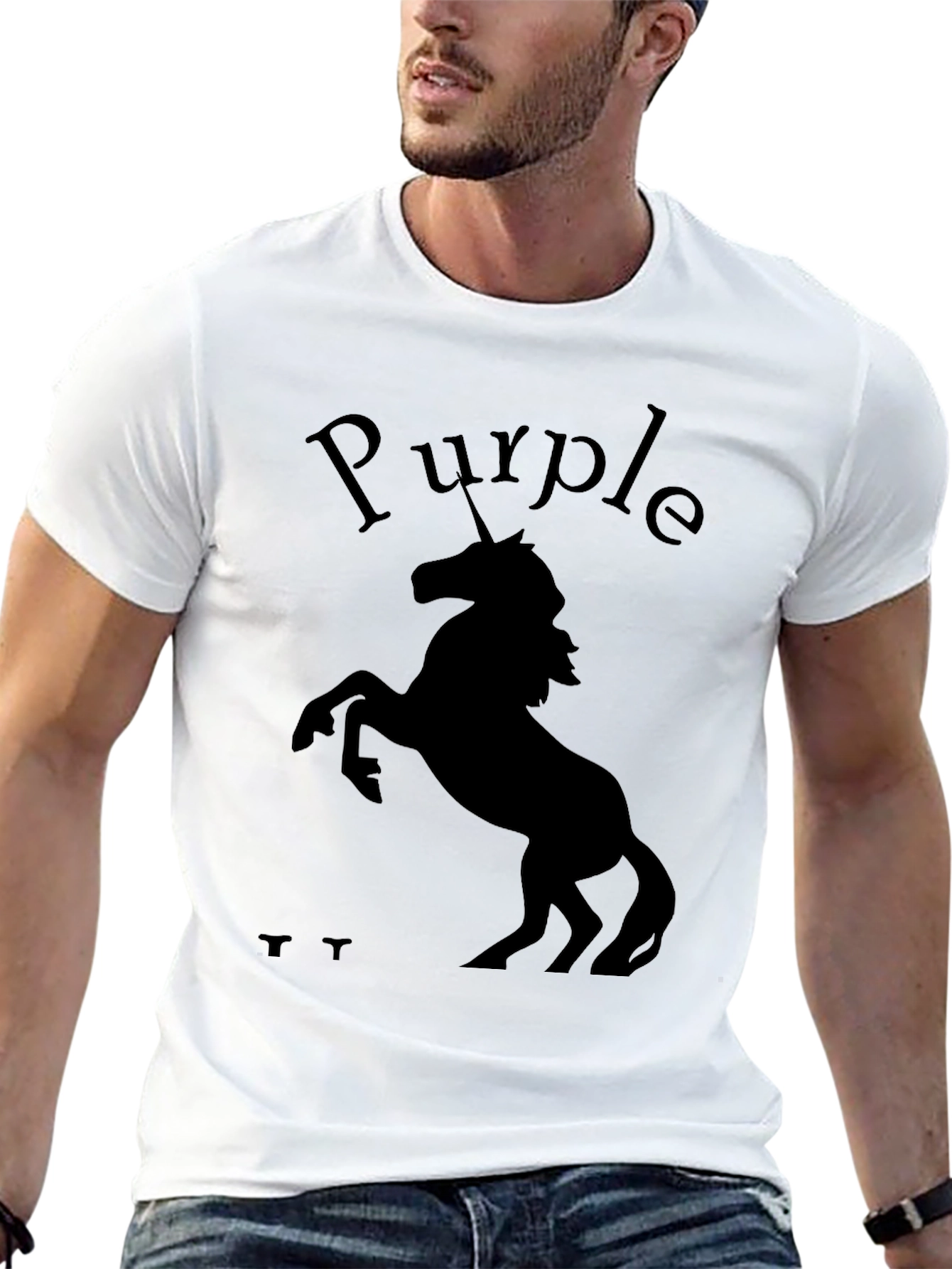 Black Unicorn Graphic Tee