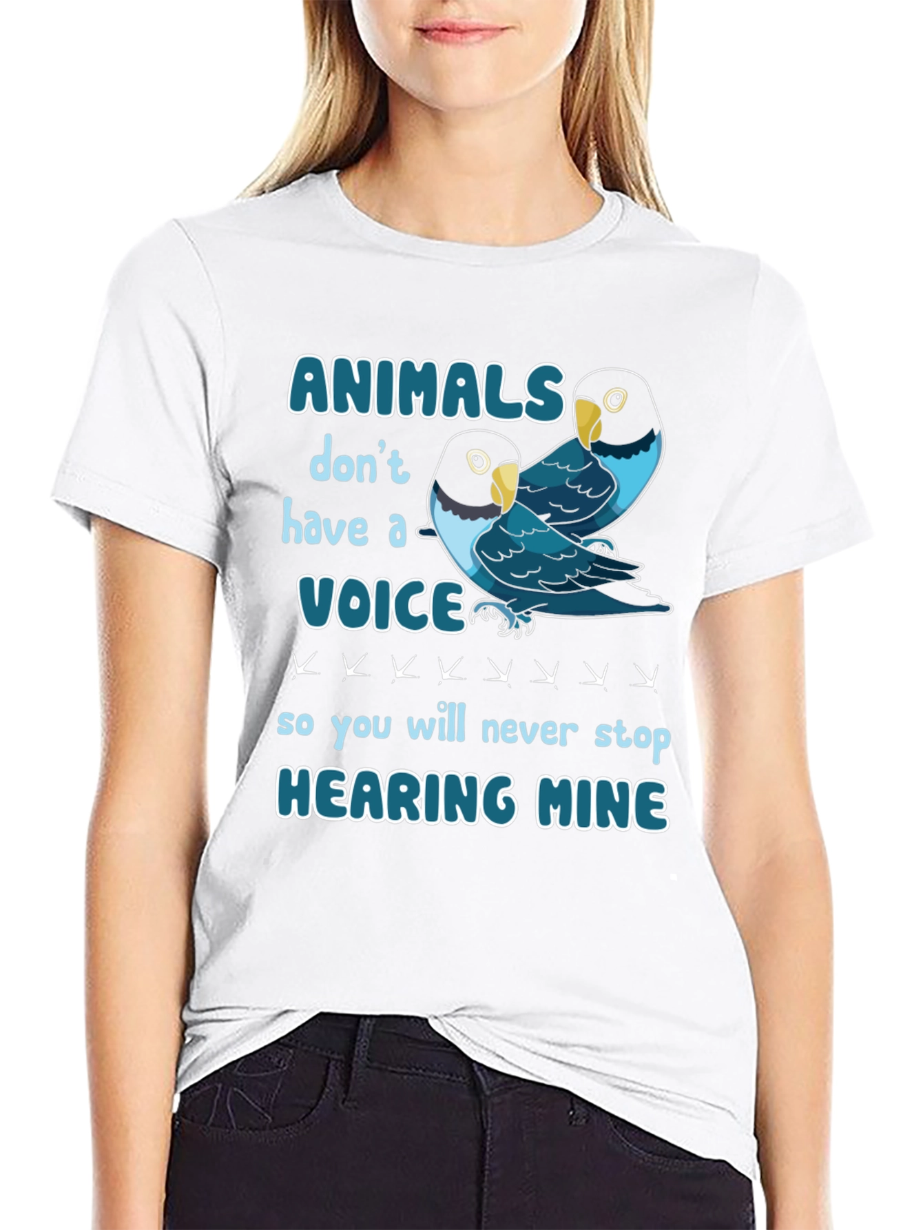Animals Dont Have a Voice T-Shirt