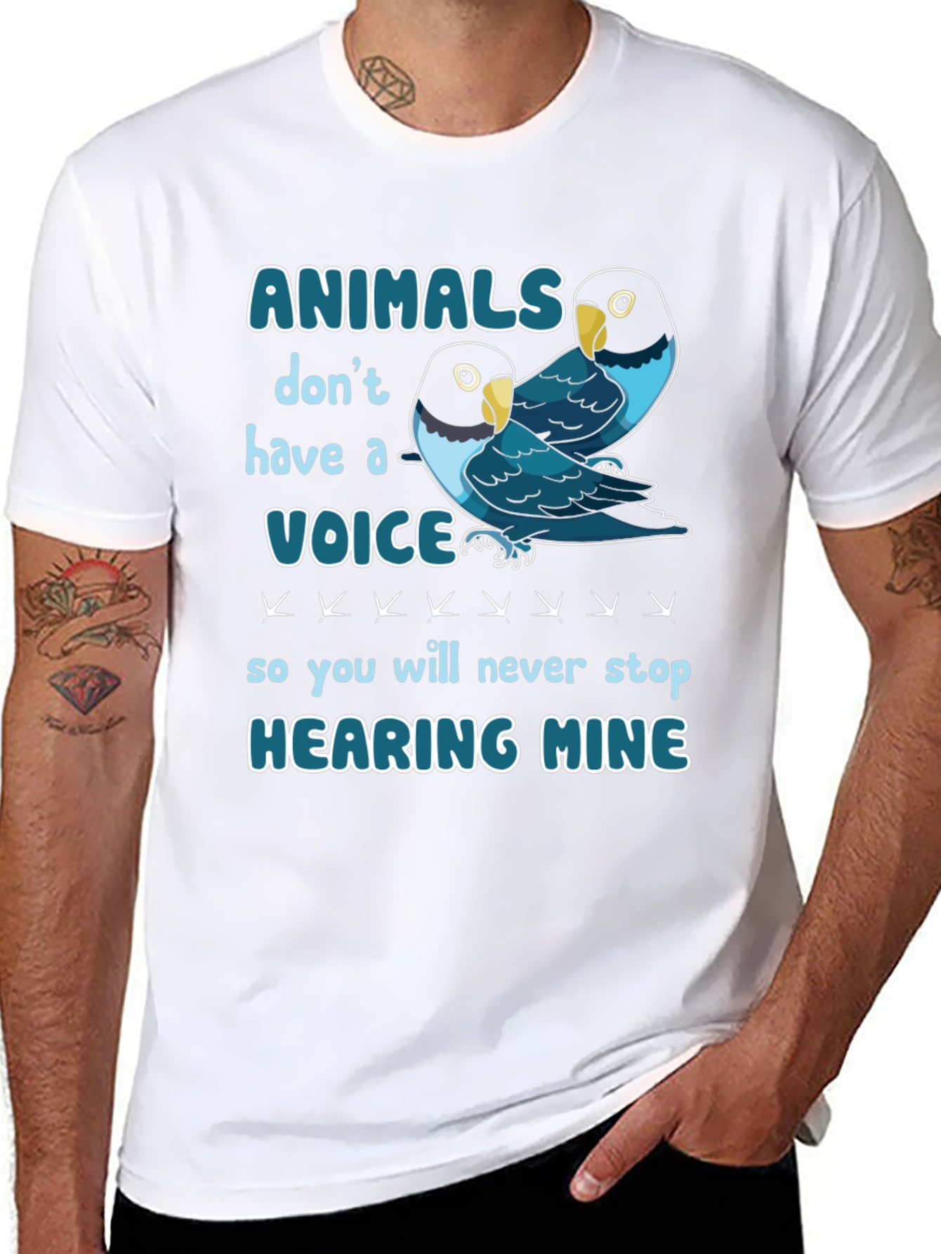 Animals Dont Have a Voice T-Shirt