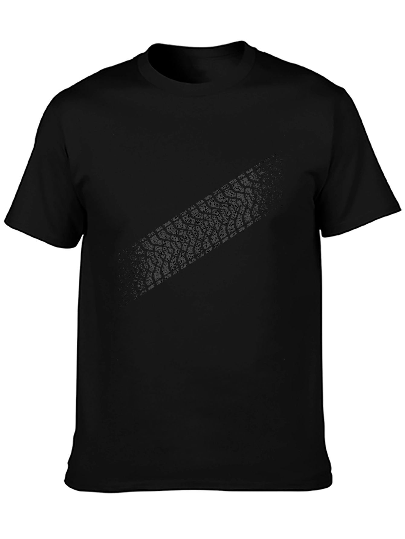 Black Tire Tread Graphic Tee