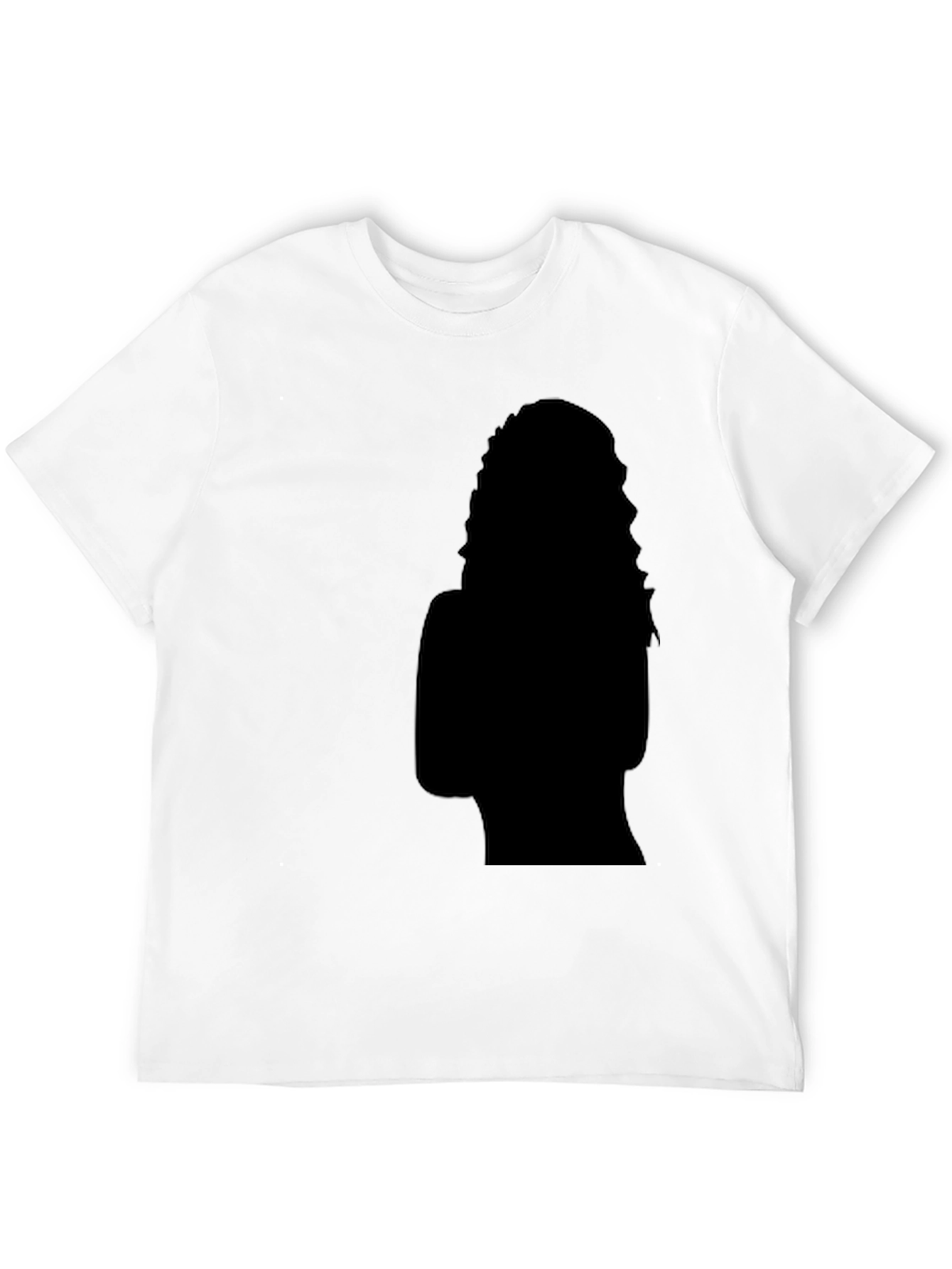Silhouette Graphic Tee - Black Cotton Blend