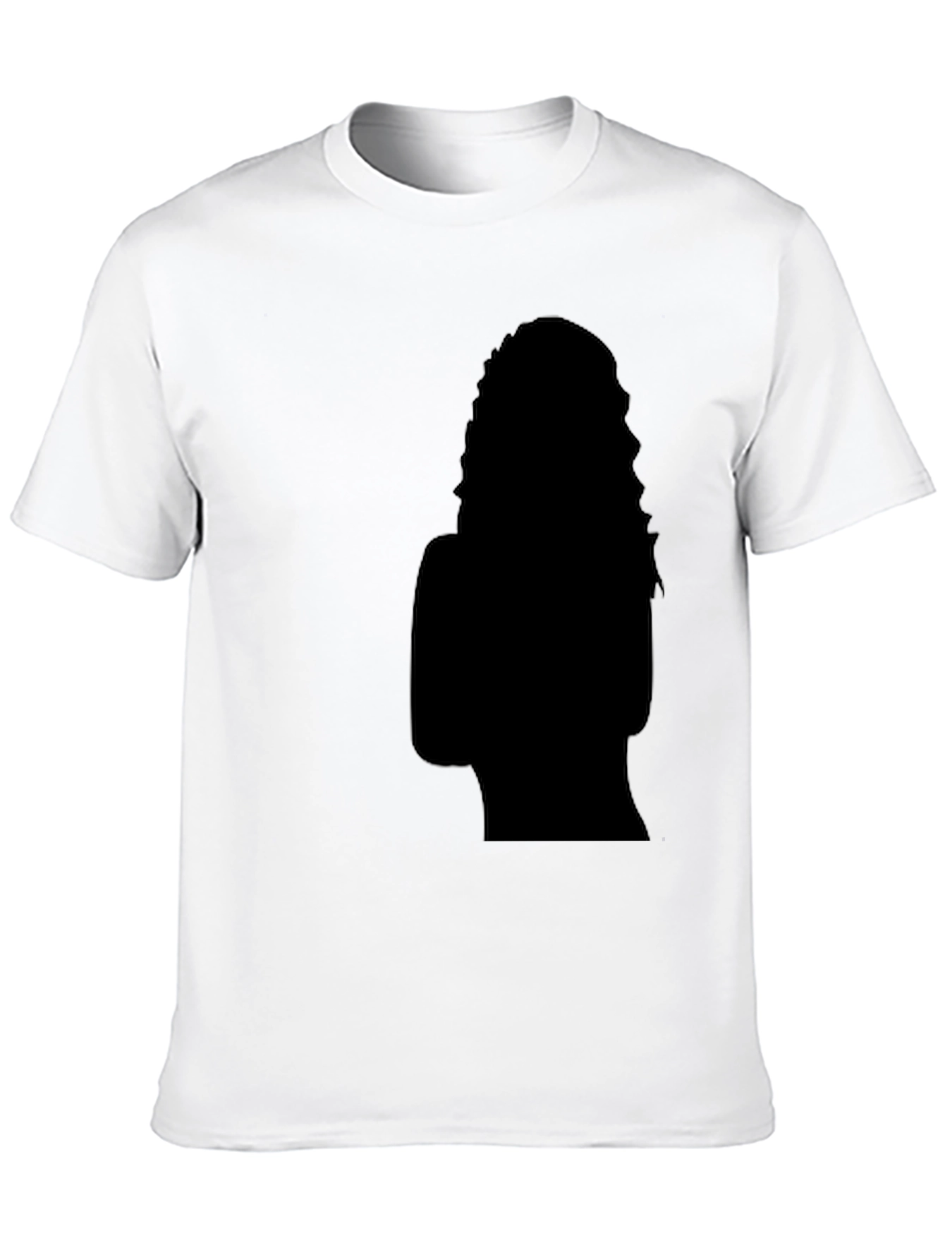 Silhouette Graphic Tee - Black Cotton Blend