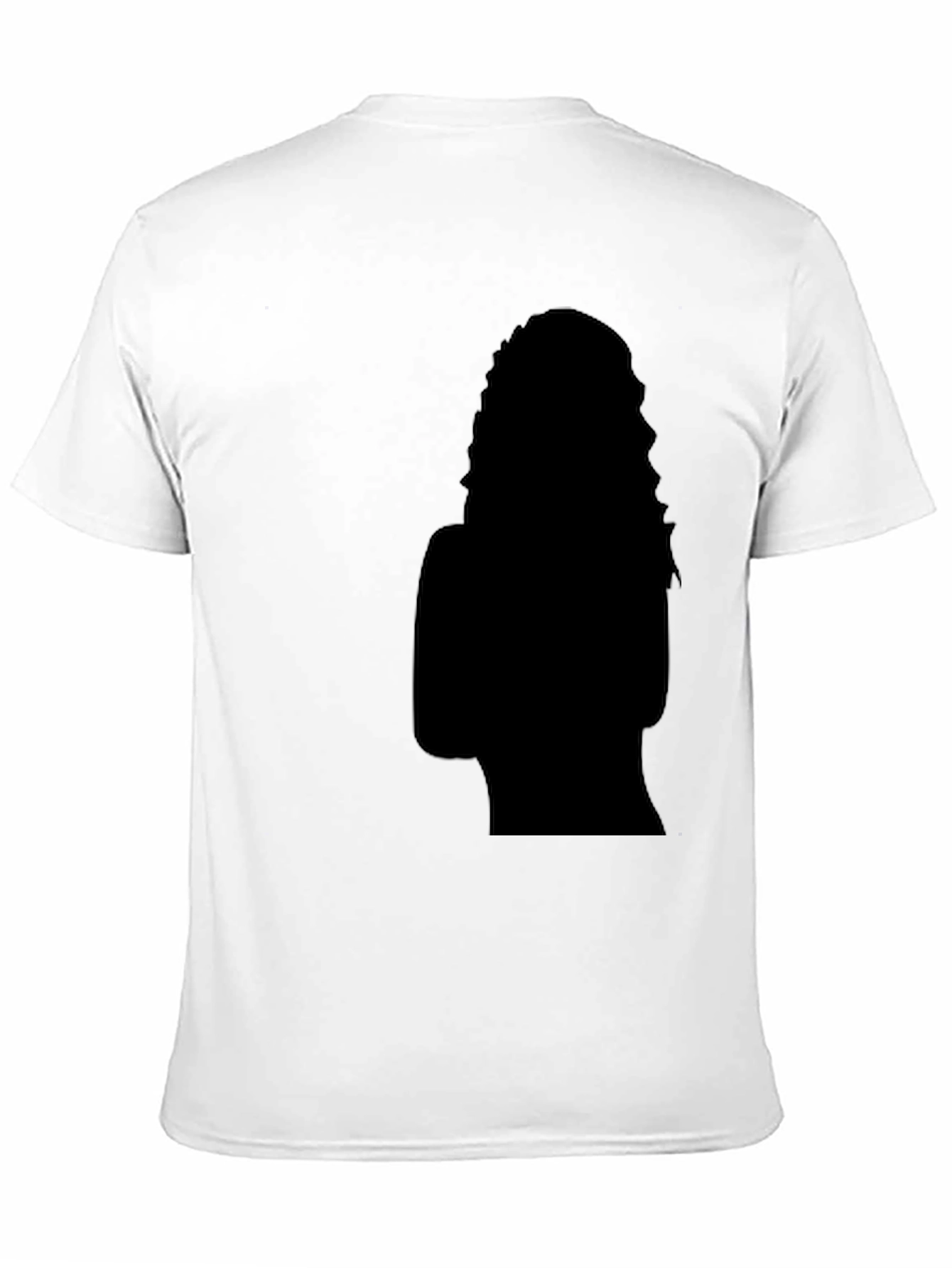 Silhouette Graphic Tee - Black Cotton Blend
