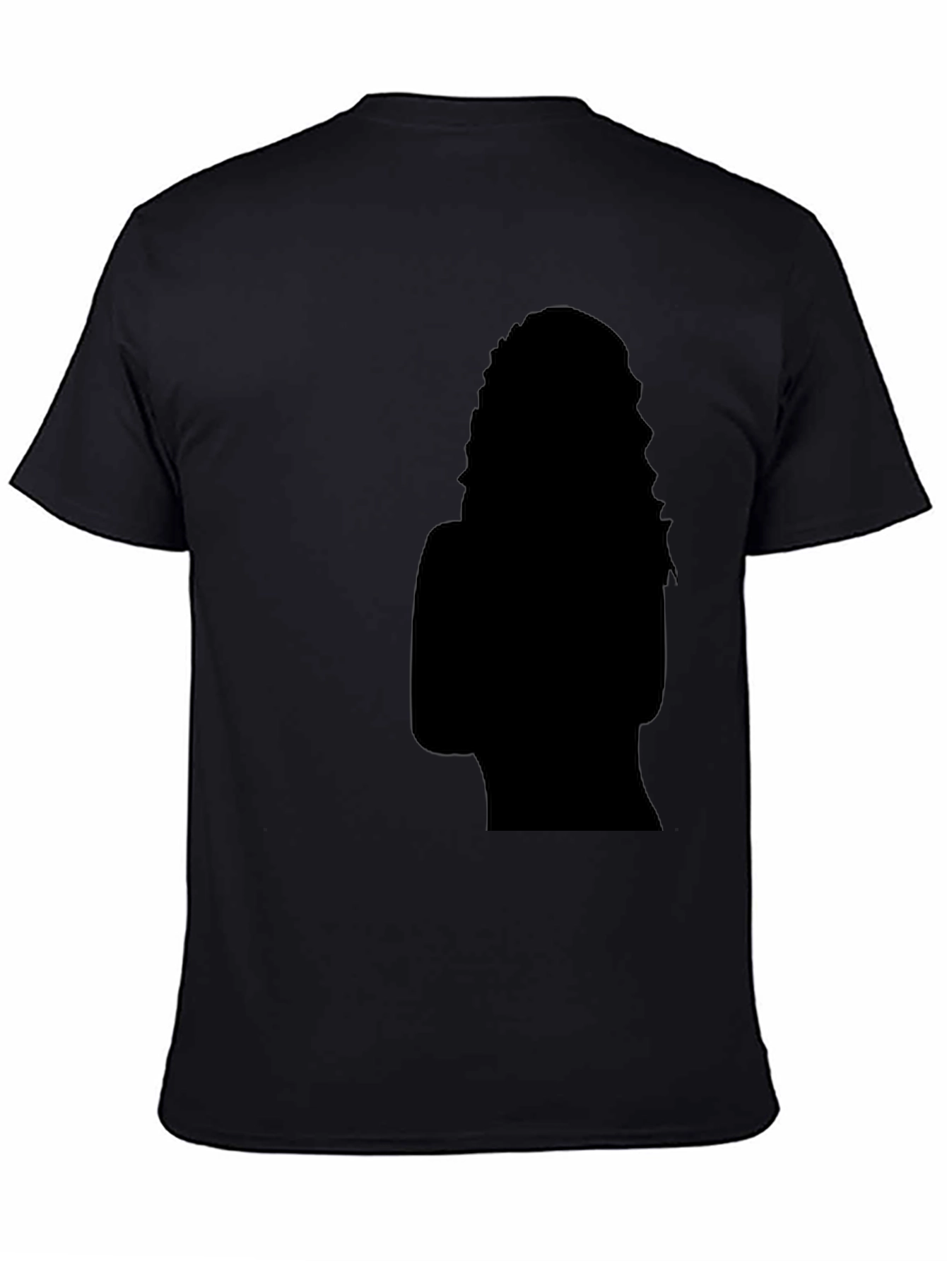 Silhouette Graphic Tee - Black Cotton Blend