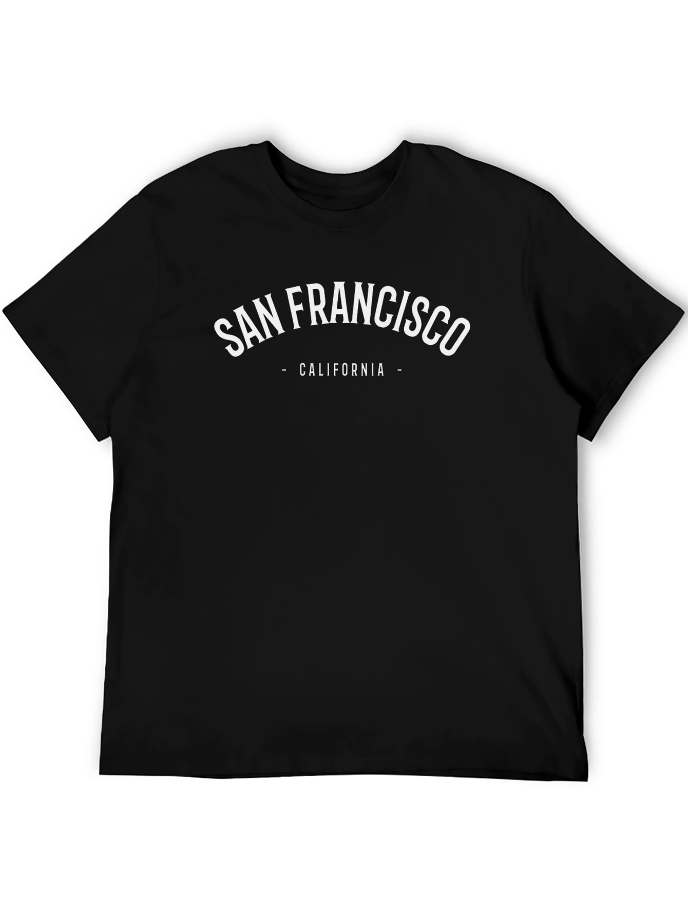 San Francisco California Black Graphic Tee