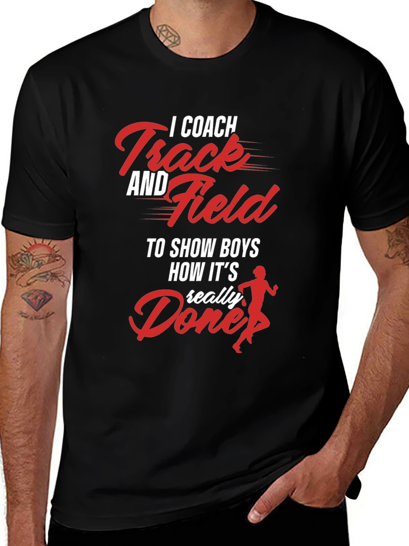 Track & Field Coach Graphic T-Shirt