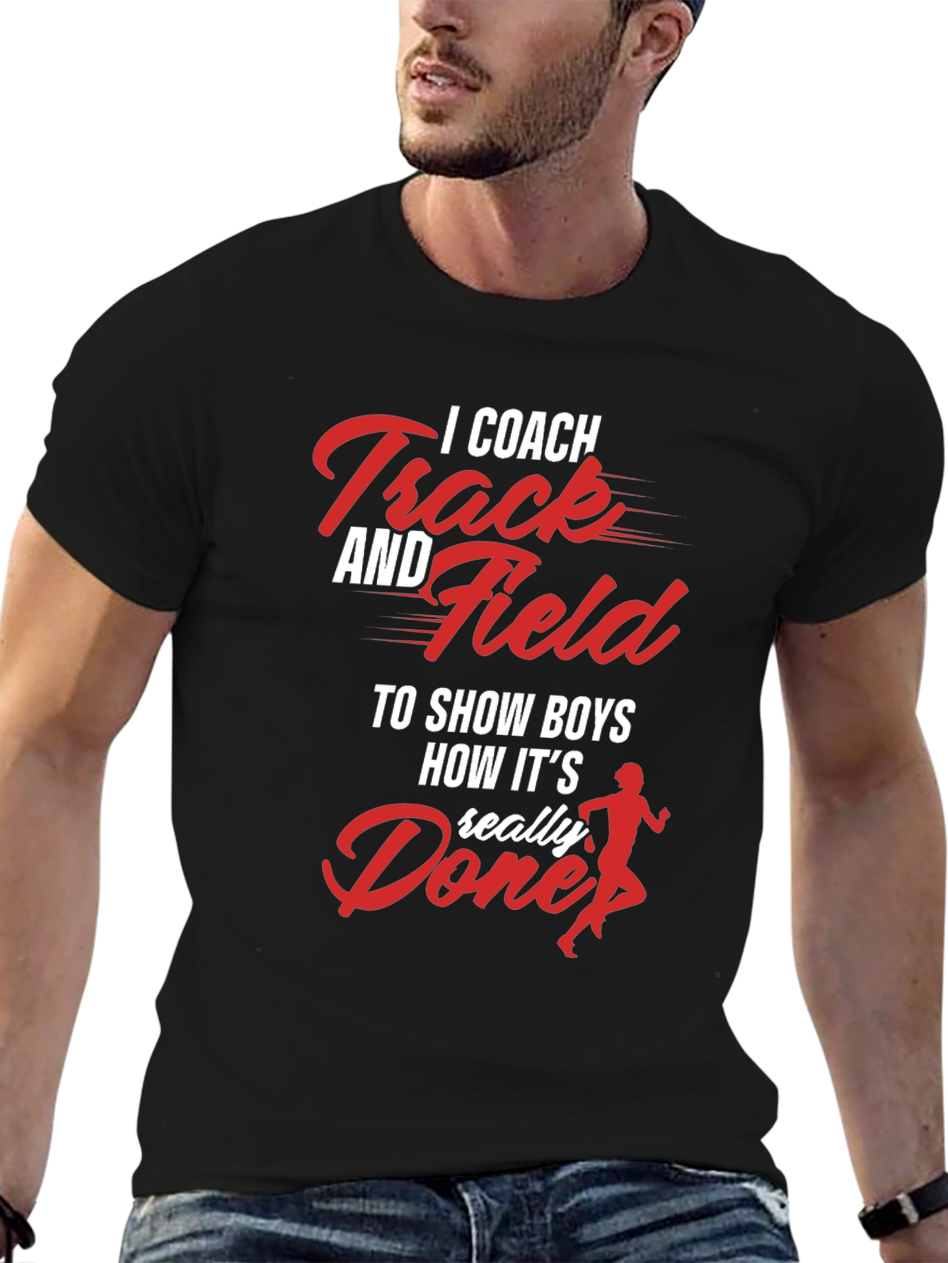 Track & Field Coach Graphic T-Shirt