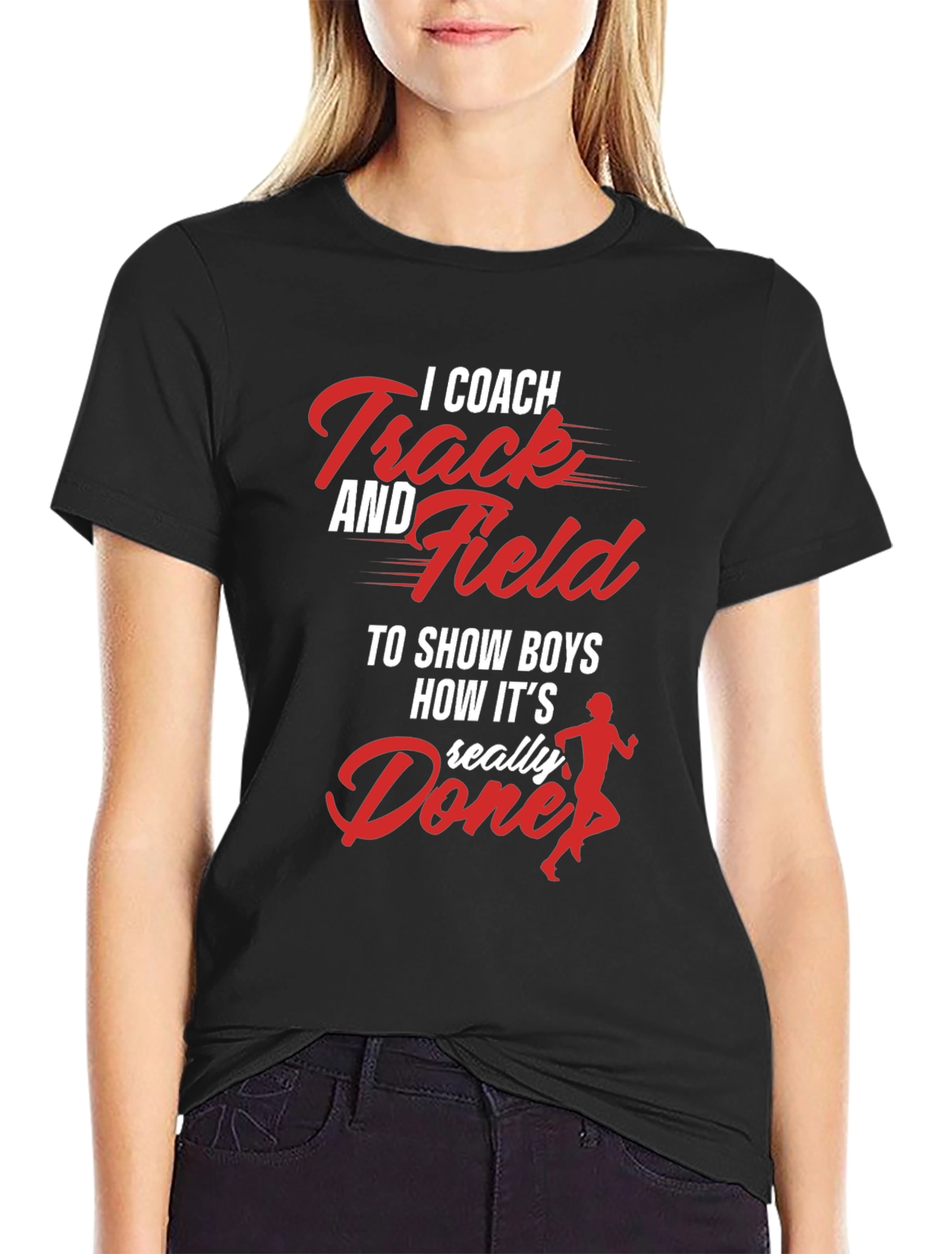 Track & Field Coach Graphic T-Shirt