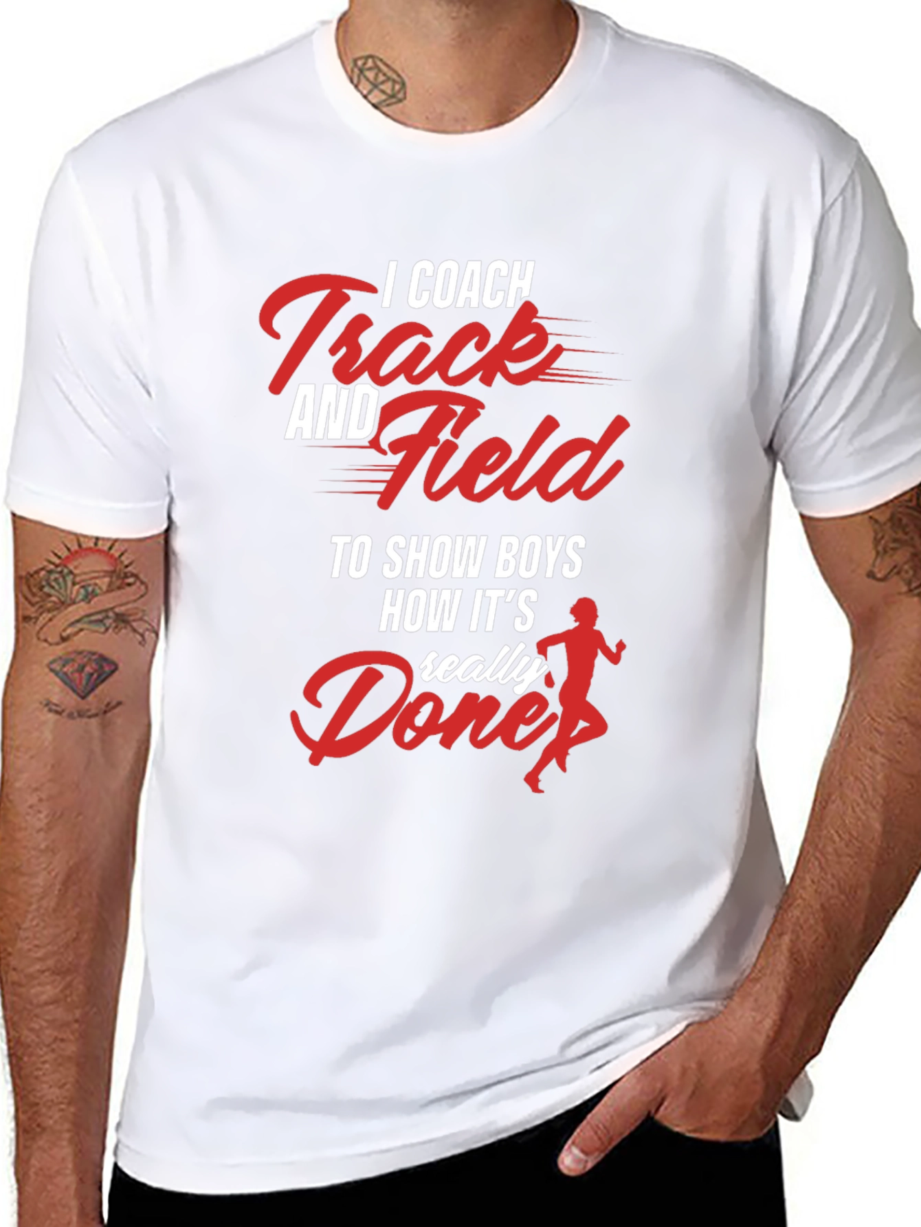 Track & Field Coach Graphic T-Shirt