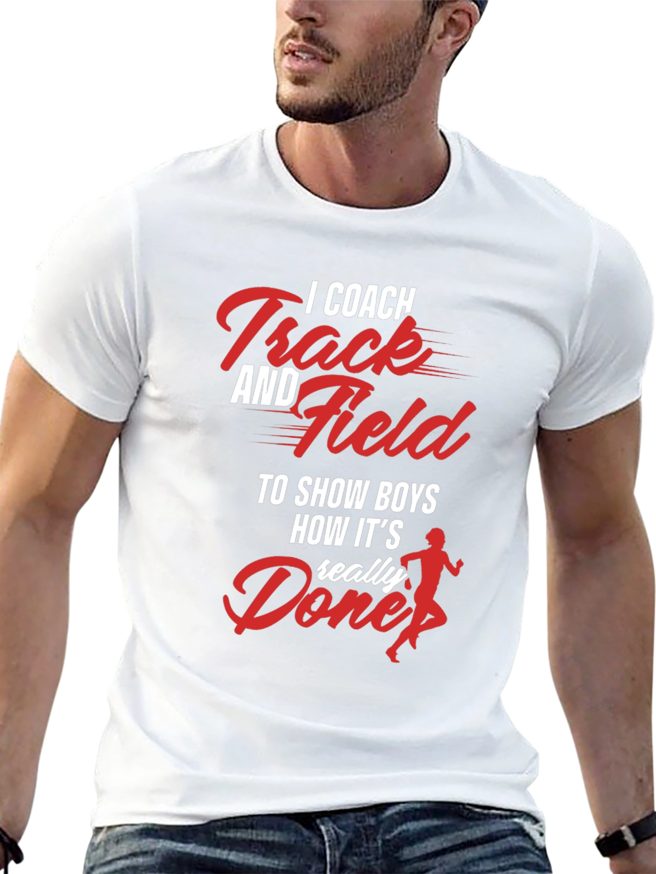Track & Field Coach Graphic T-Shirt