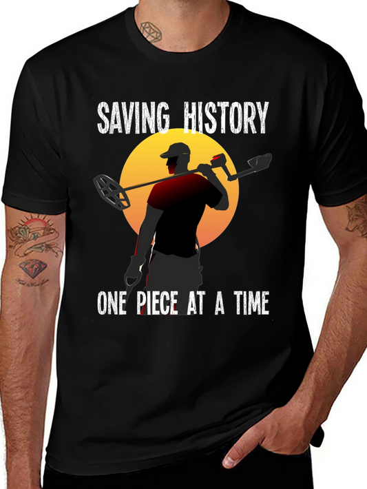 Saving History Metal Detecting T-Shirt