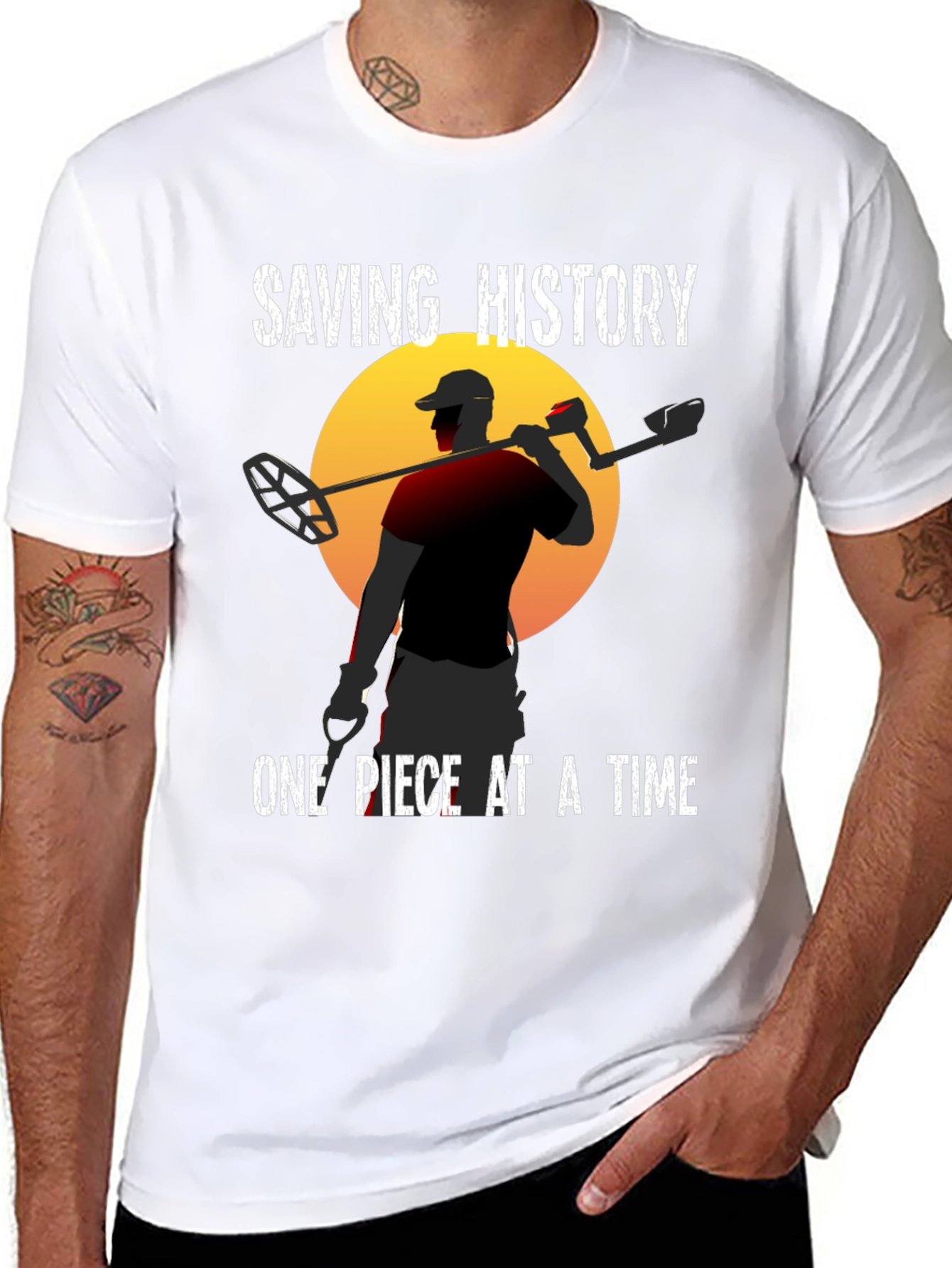 Saving History Metal Detecting T-Shirt