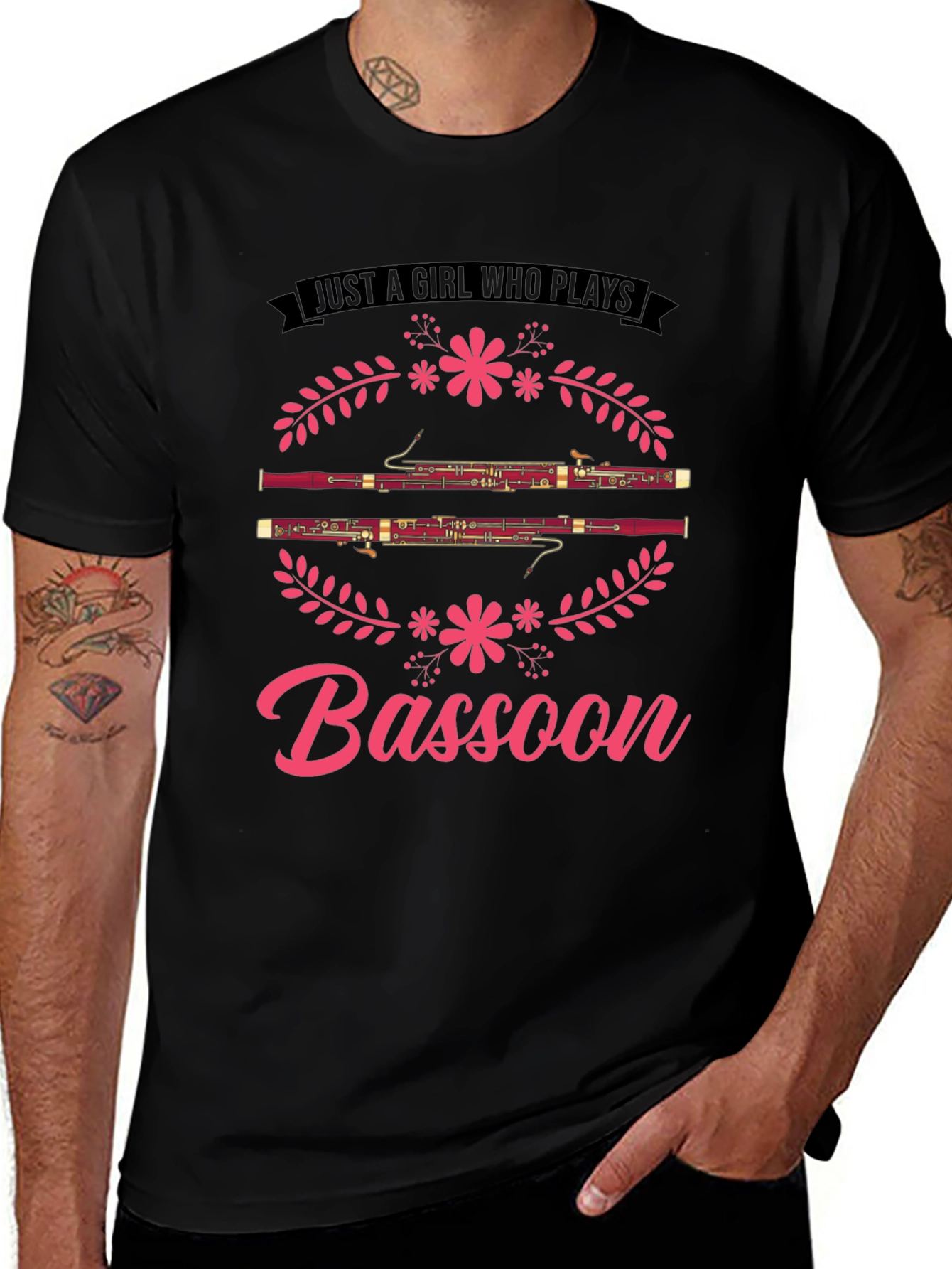 Bassoon Girls Music T-Shirt