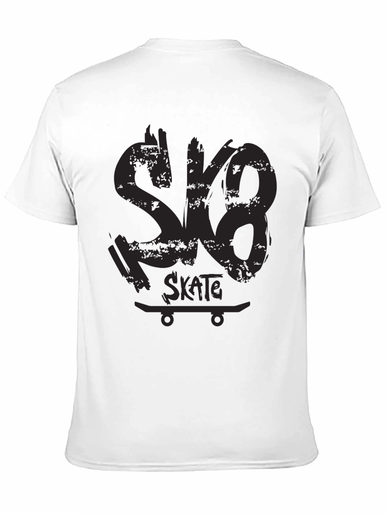 Skate Tee - Black Graphic Skateboard Shirt