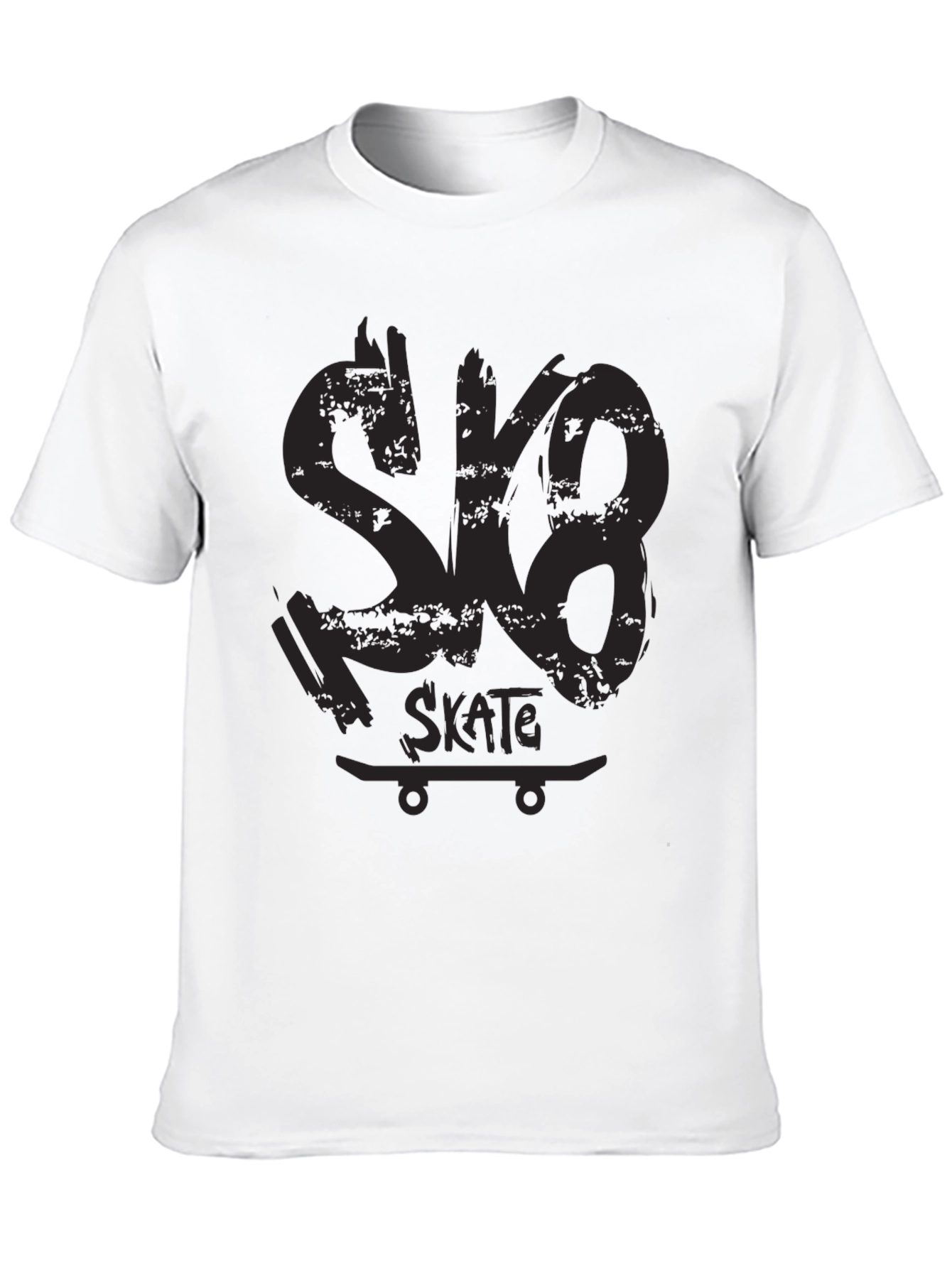Skate Tee - Black Graphic Skateboard Shirt
