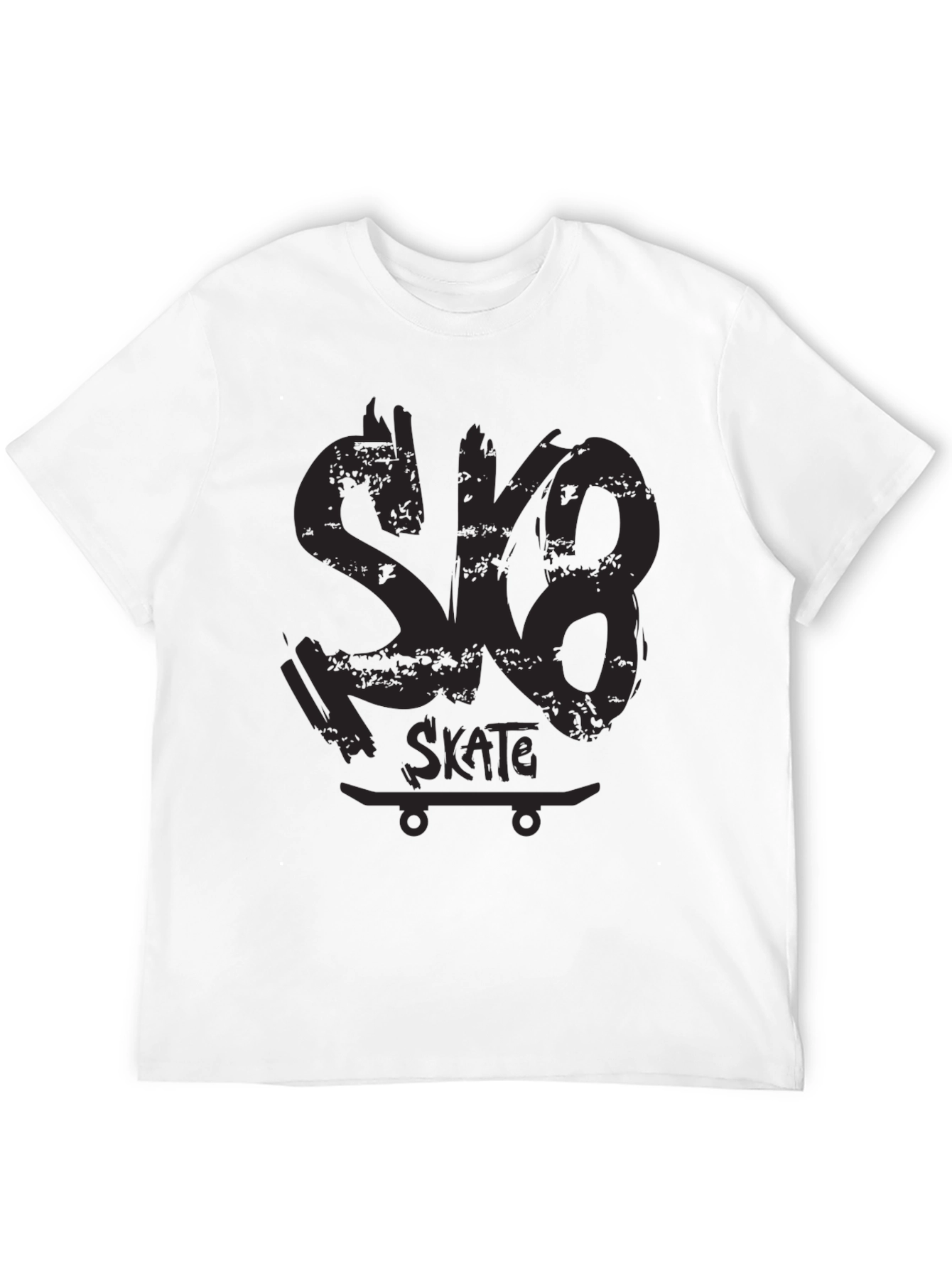Skate Tee - Black Graphic Skateboard Shirt