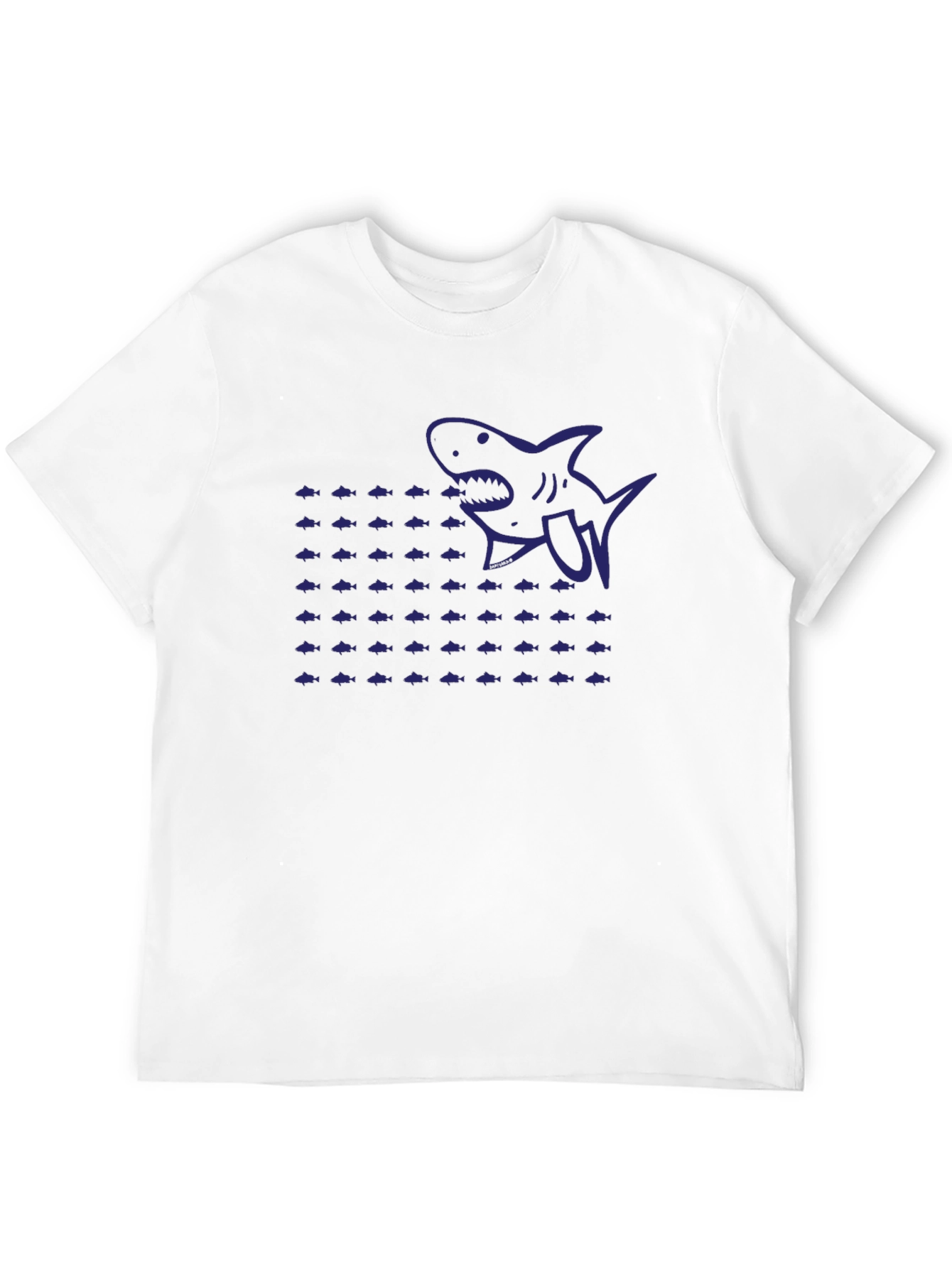 Shark Frenzy Graphic Tee - Black