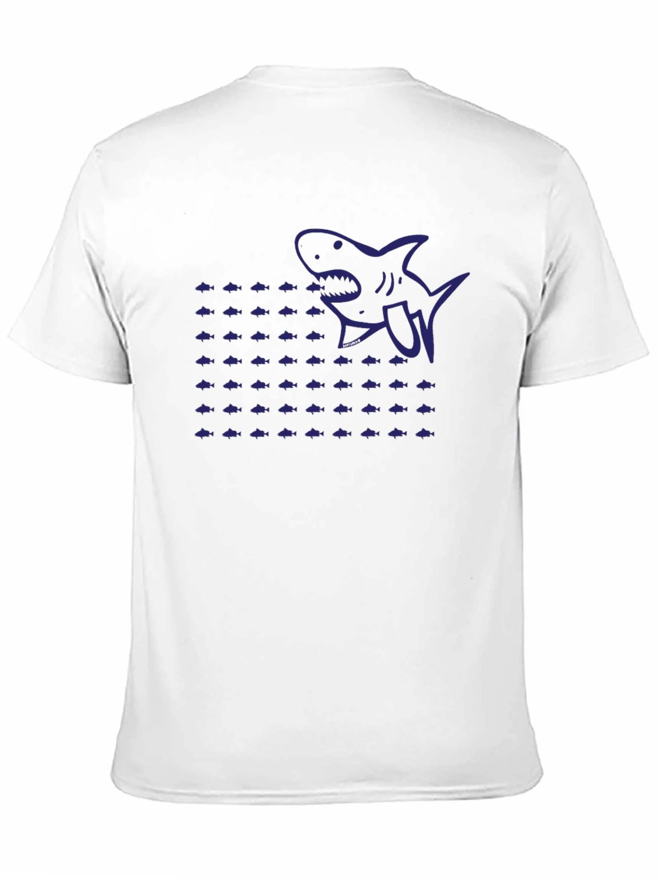 Shark Frenzy Graphic Tee - Black