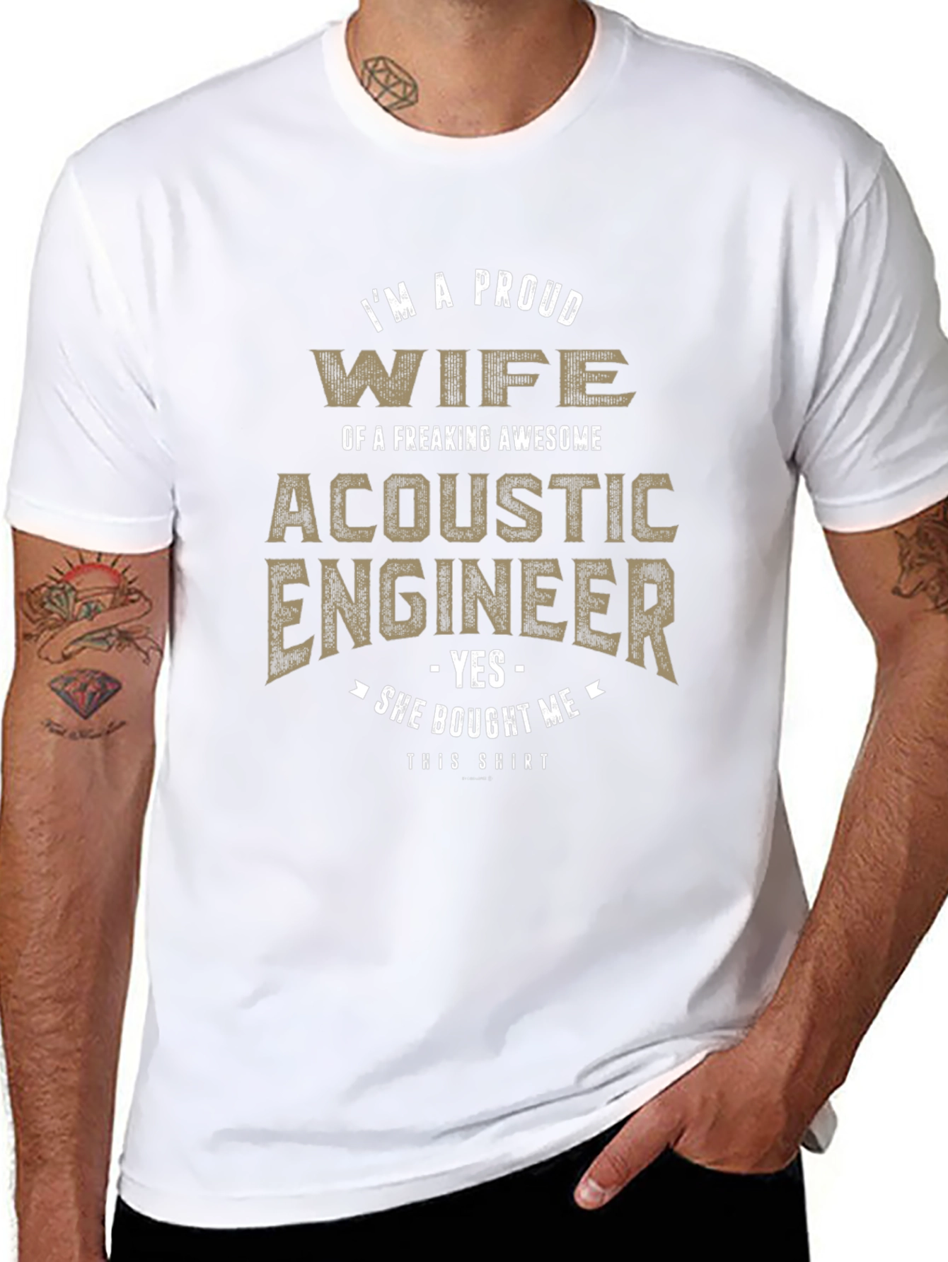 Proud Wife of Acoustic Engineer T-Shirt