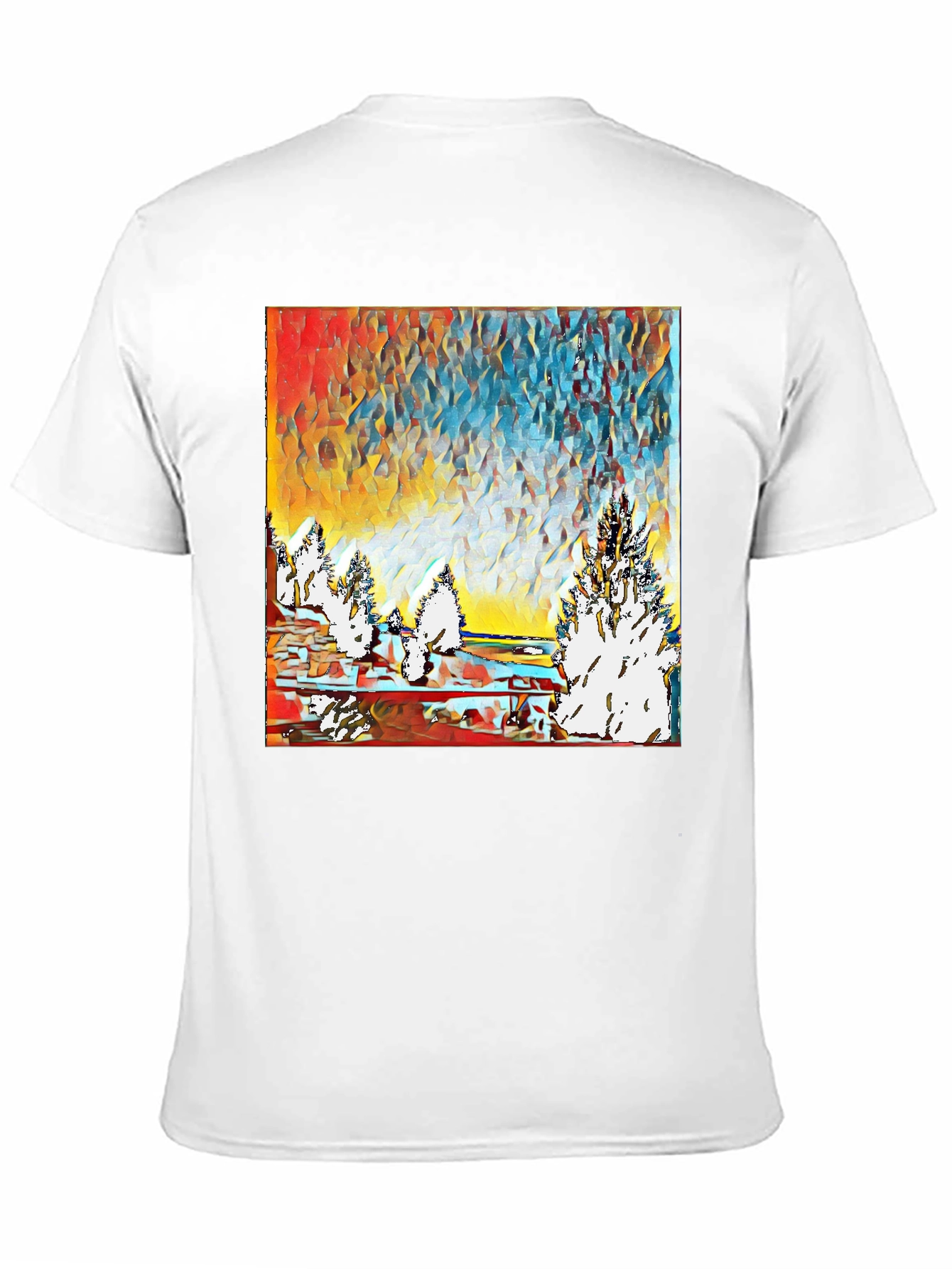 Abstract Winter Landscape T-Shirt