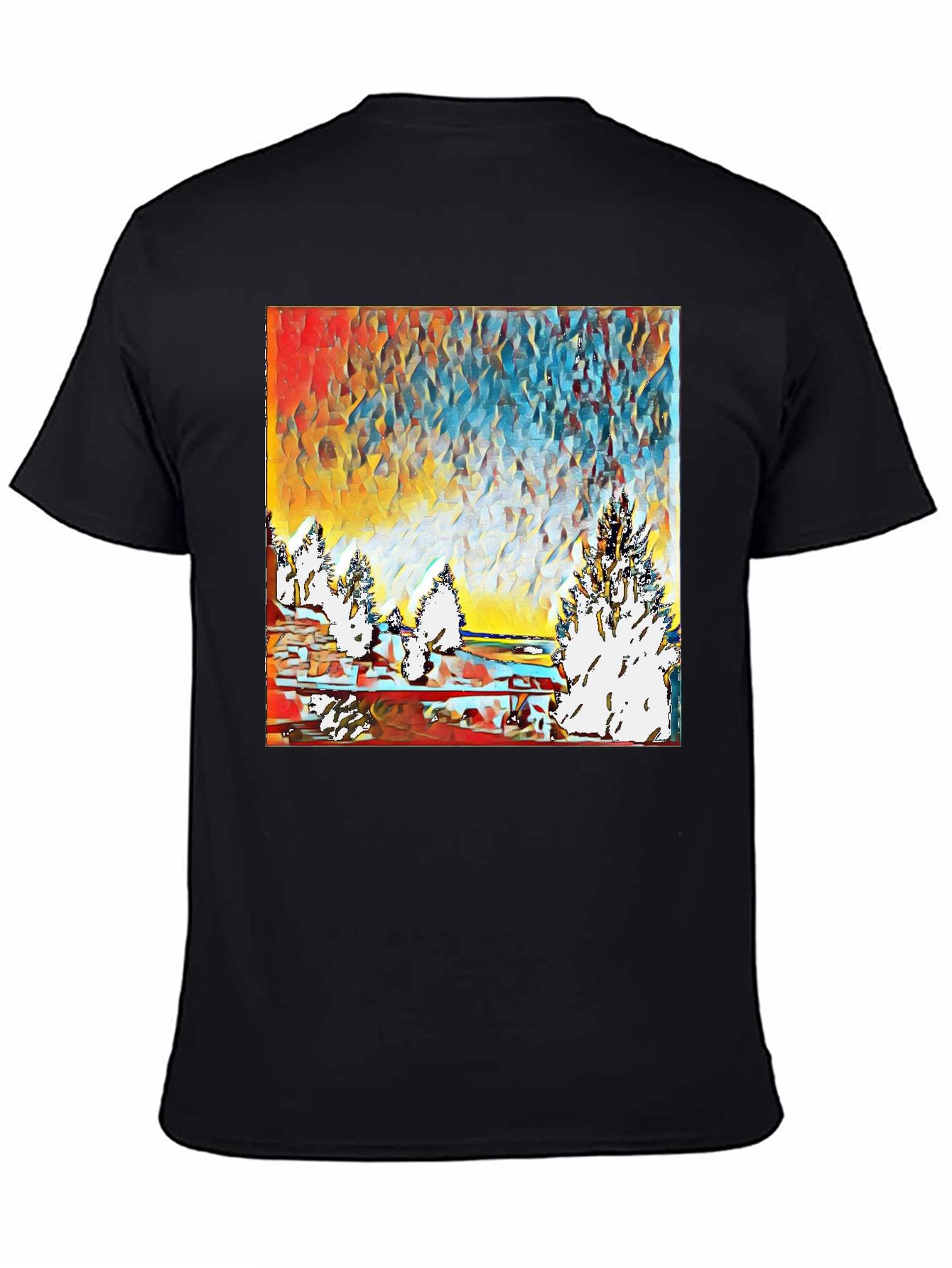 Abstract Winter Landscape T-Shirt