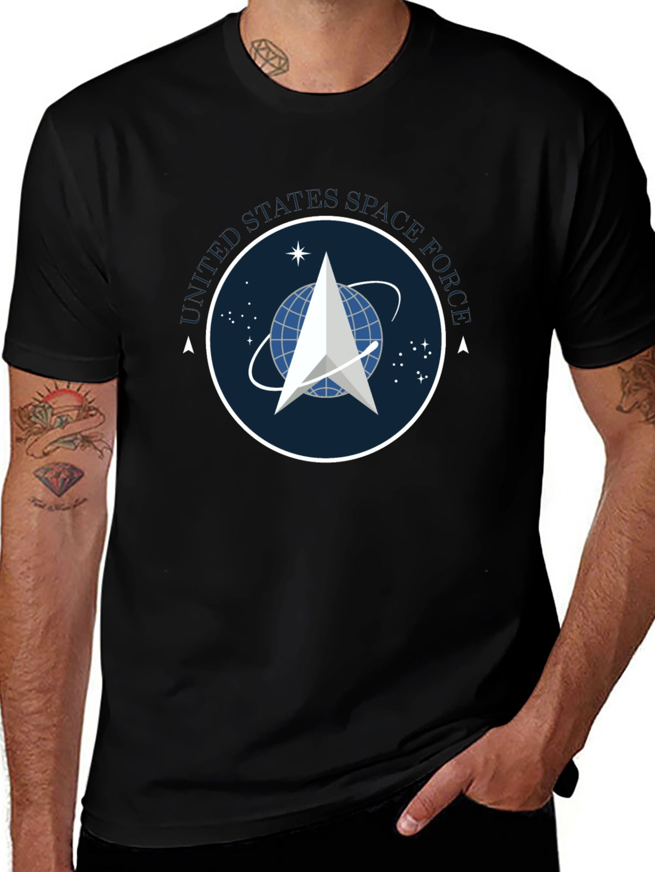 US Space Force T-Shirt - Black