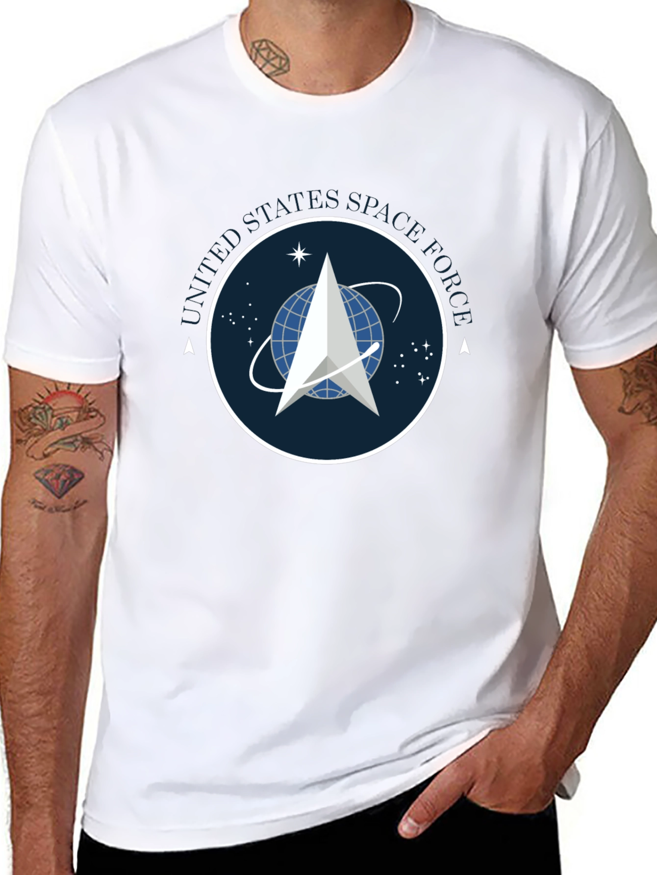 US Space Force T-Shirt - Black