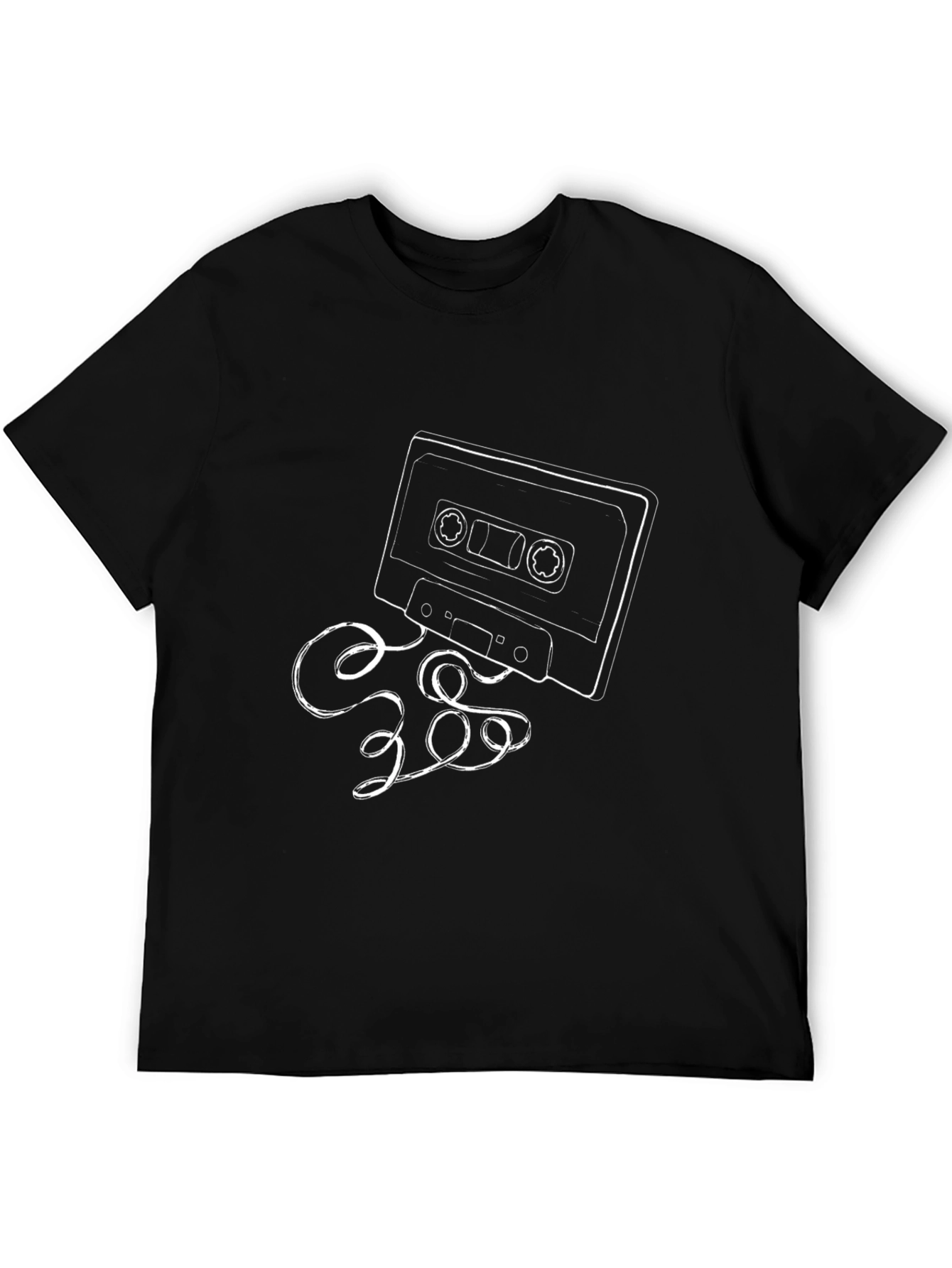 Retro Cassette Tape Graphic T-Shirt