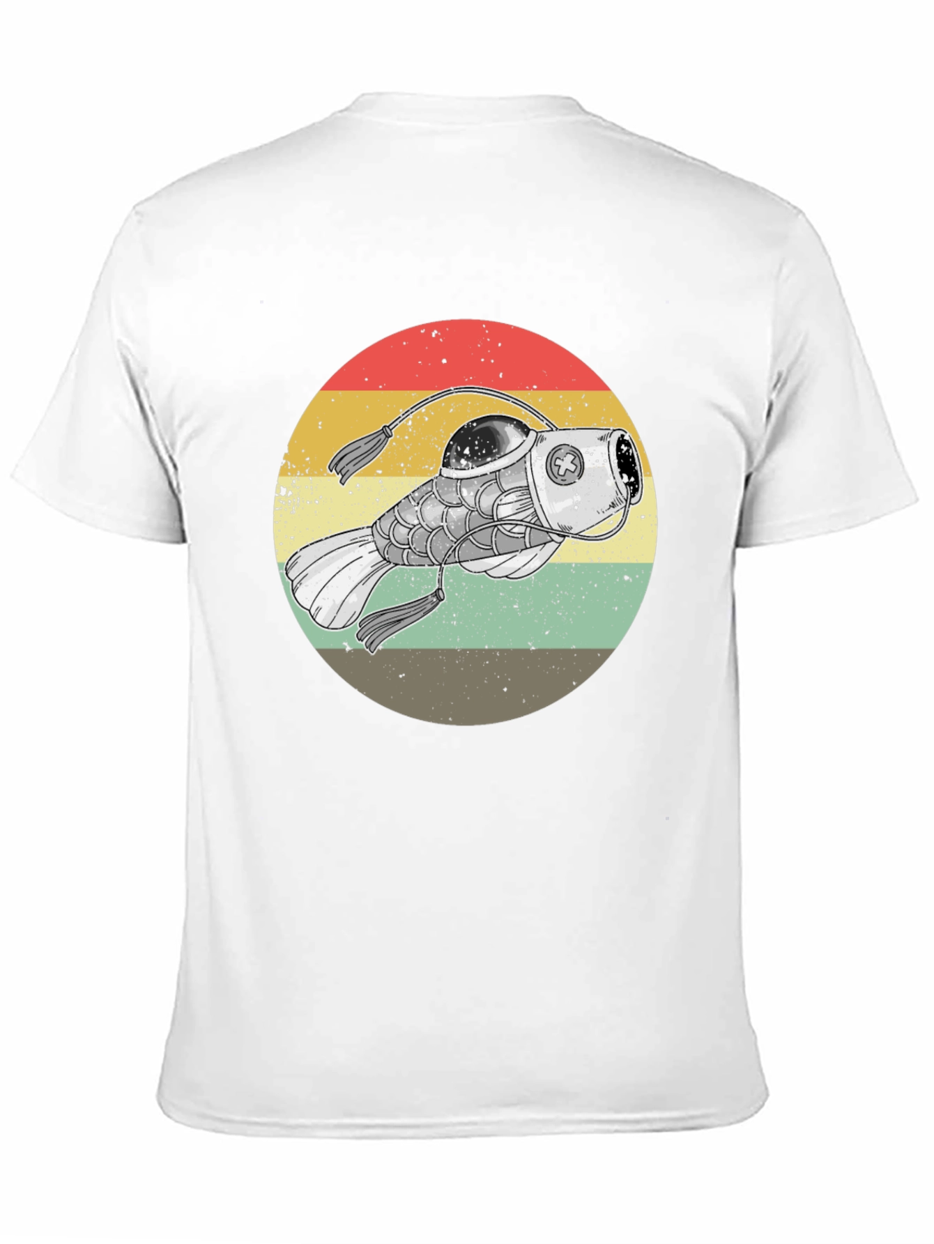 Retro Angler Fish Graphic Tee - Black