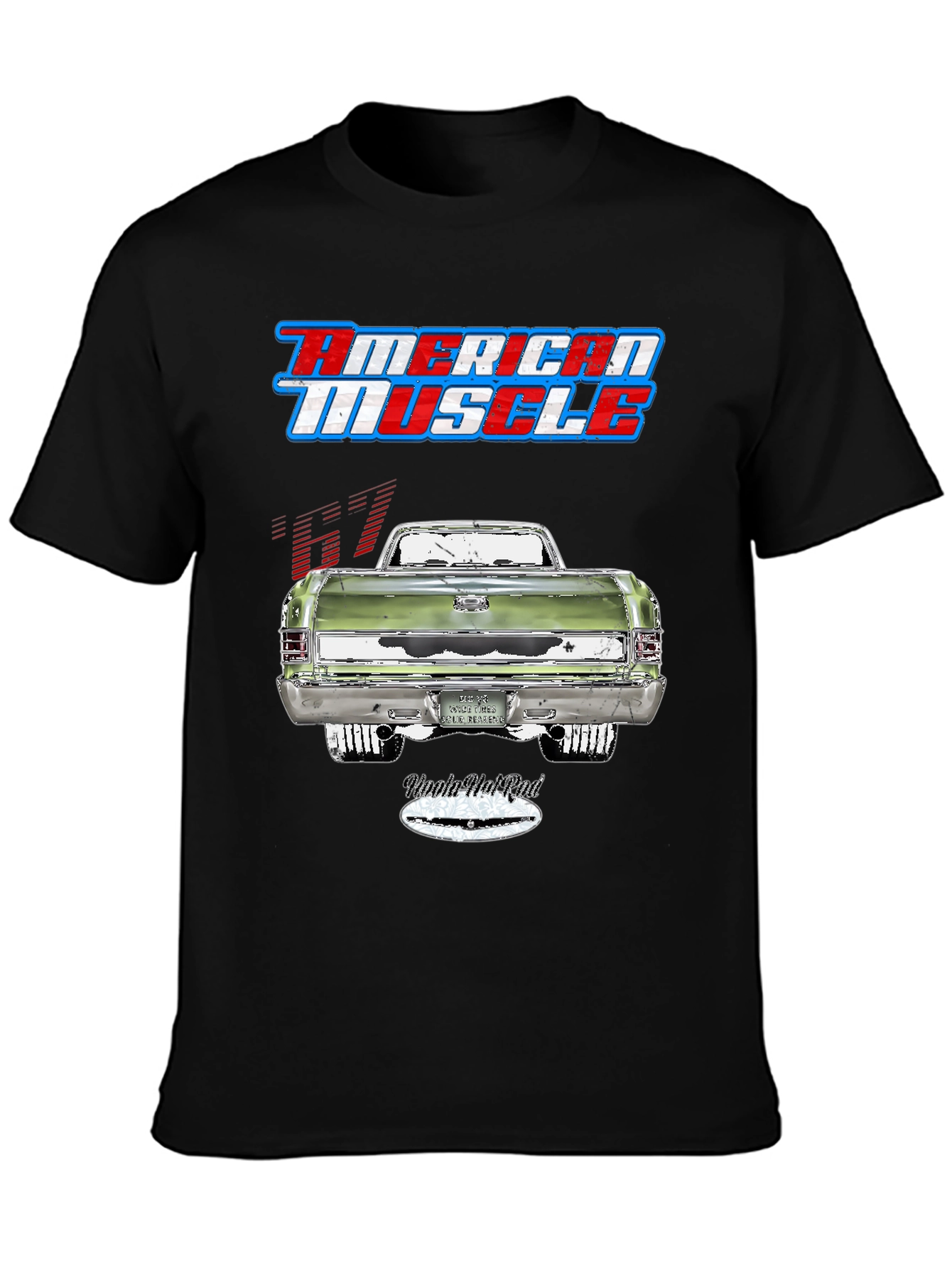 American Muscle Car T-Shirt - Black