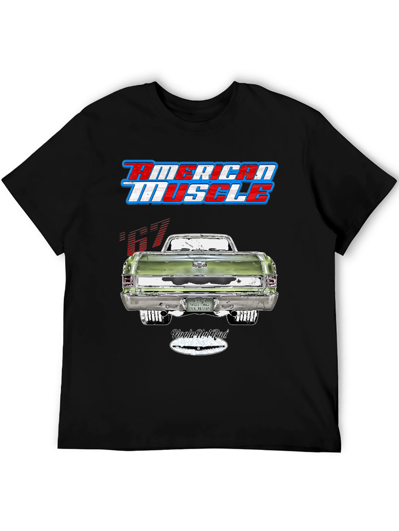 American Muscle Car T-Shirt - Black