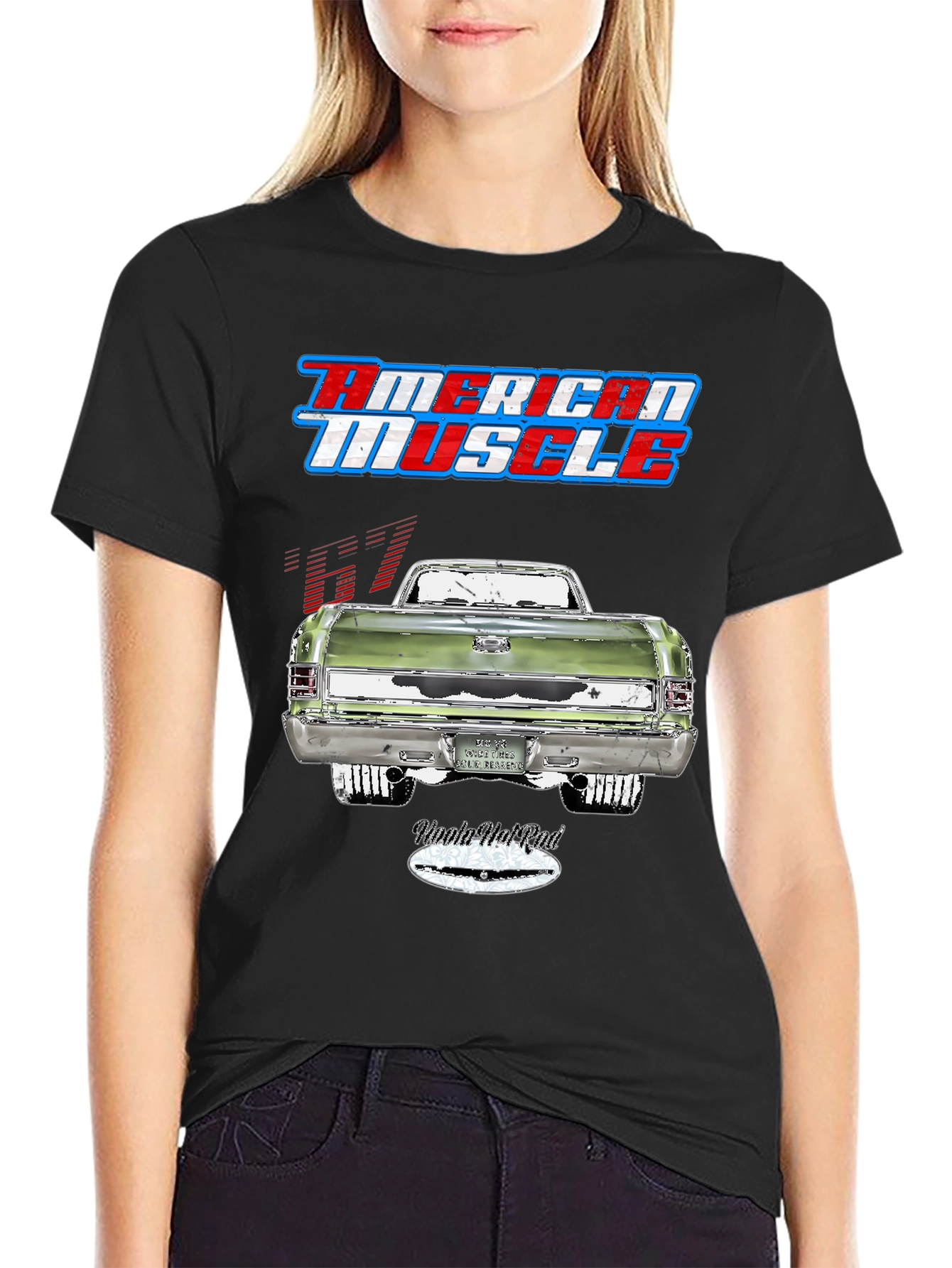 American Muscle Car T-Shirt - Black