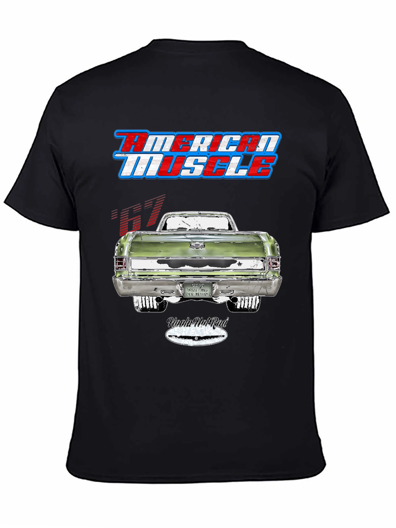 American Muscle Car T-Shirt - Black